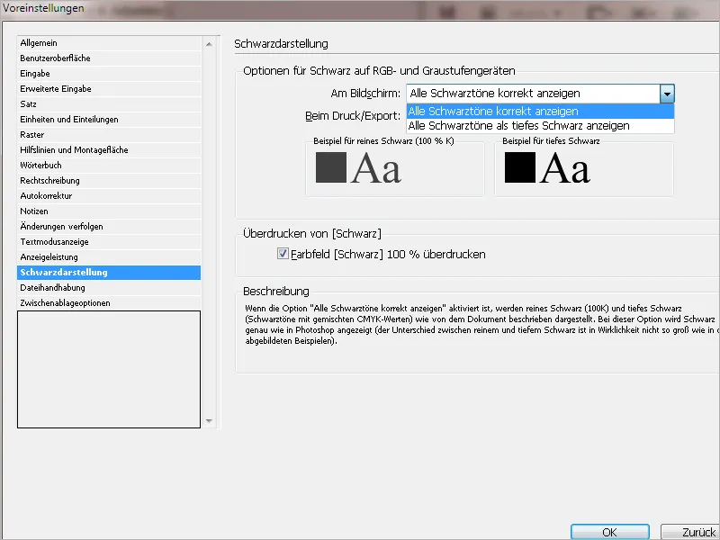 Configure default settings in Adobe InDesign