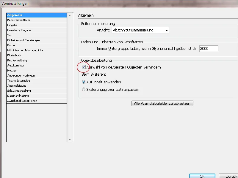 Προεπιλεγμένες ρυθμίσεις στο Adobe InDesign