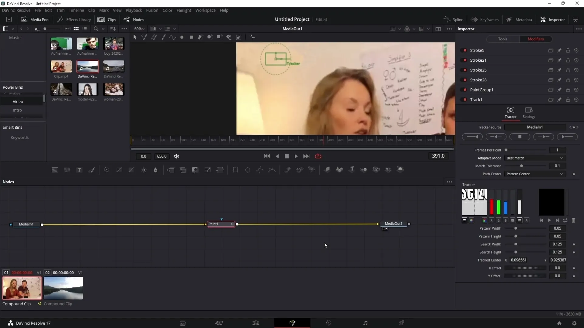 Odstranit vodotisk v DaVinci Resolve - postupný návod