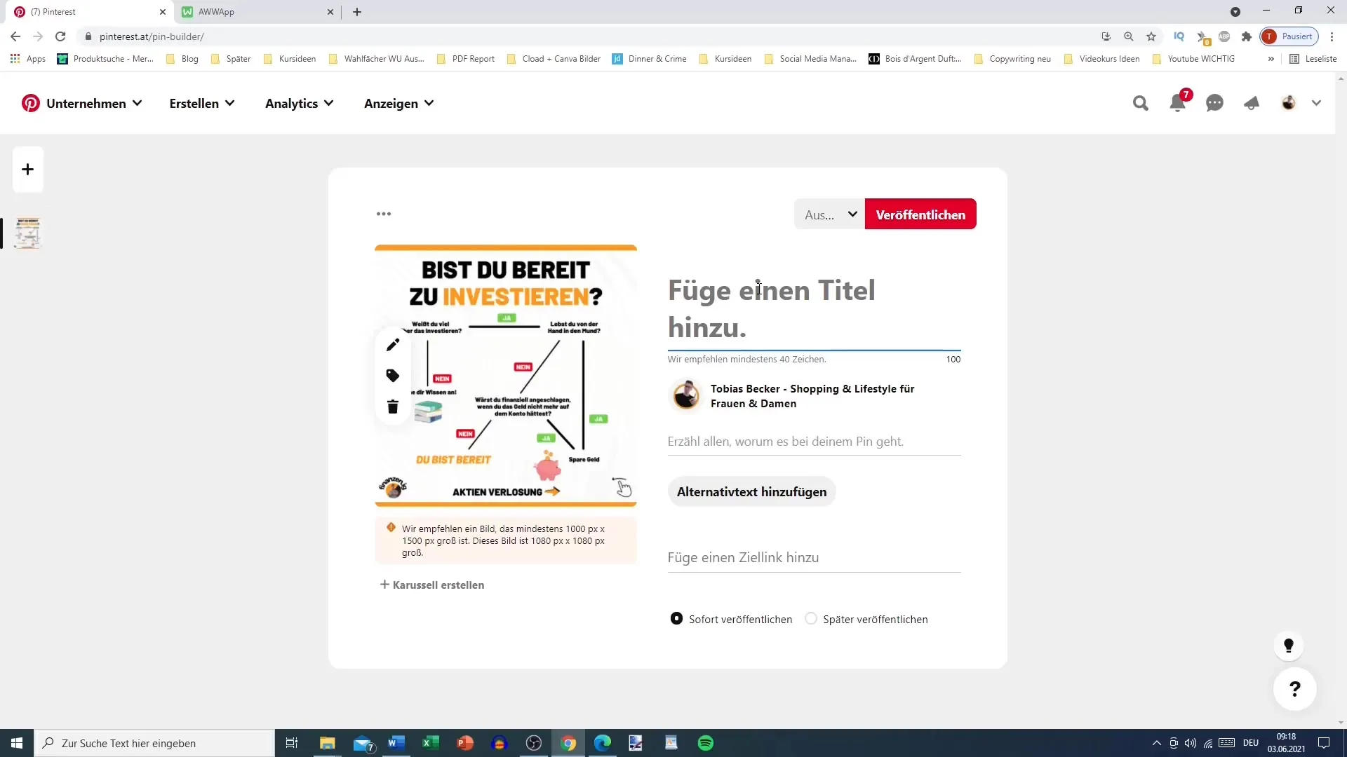A Pinterest hatékony használata affiliate marketinghez A Pinterest hatékonyan alkalmazható az Affiliate Marketingben