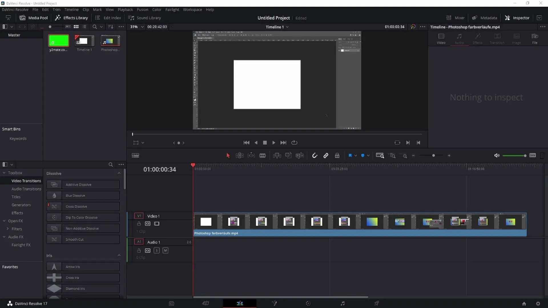 Odstranění zeleného pozadí v DaVinci Resolve - návod krok za krokem