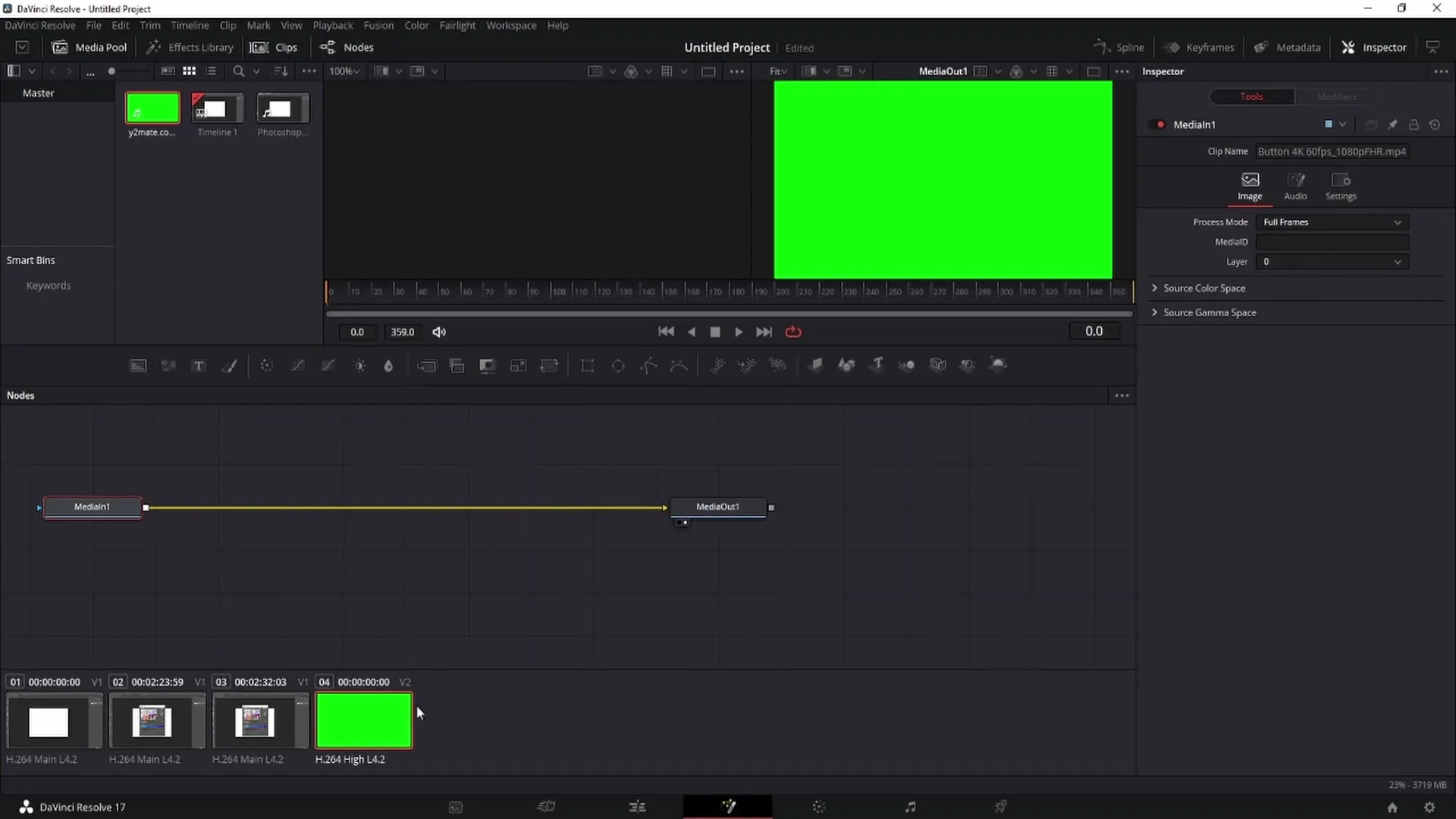 Odstranění greenscreenu v programu DaVinci Resolve - Návod krok za krokem