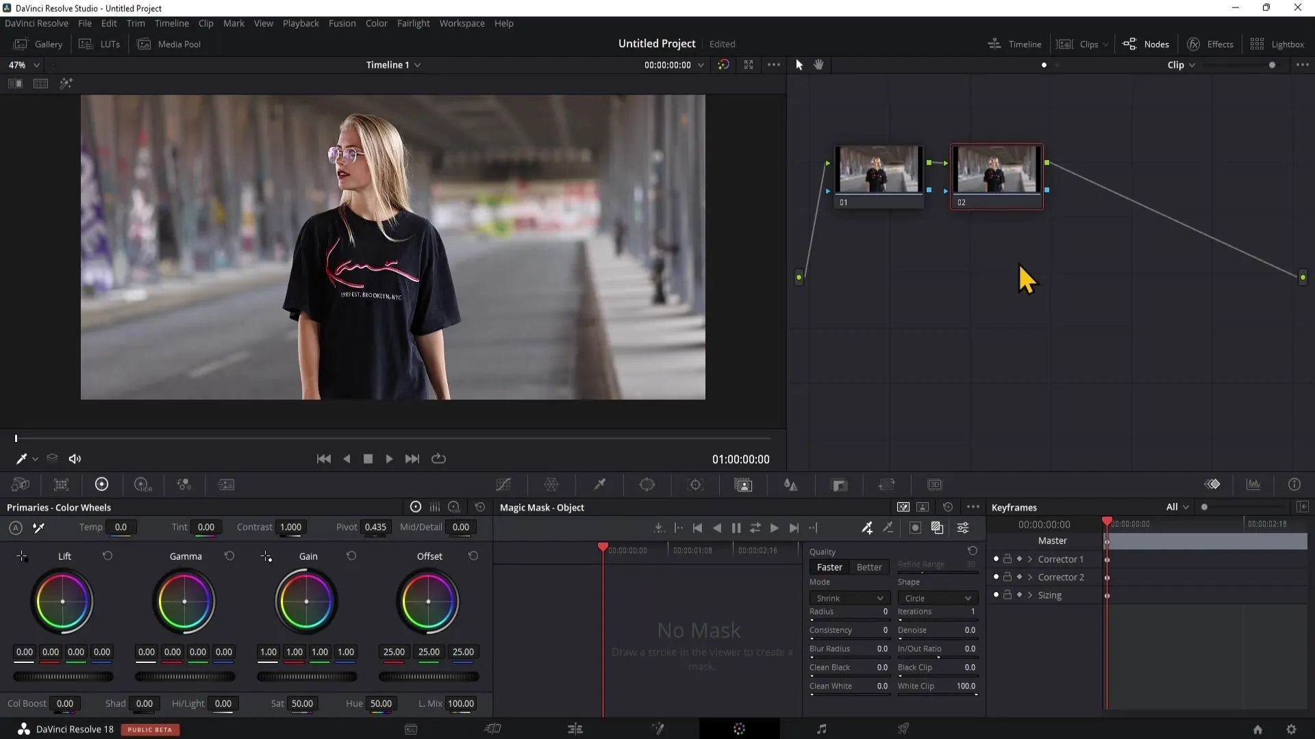 DaVinci Resolve: Efektivní vyčlenění osoby