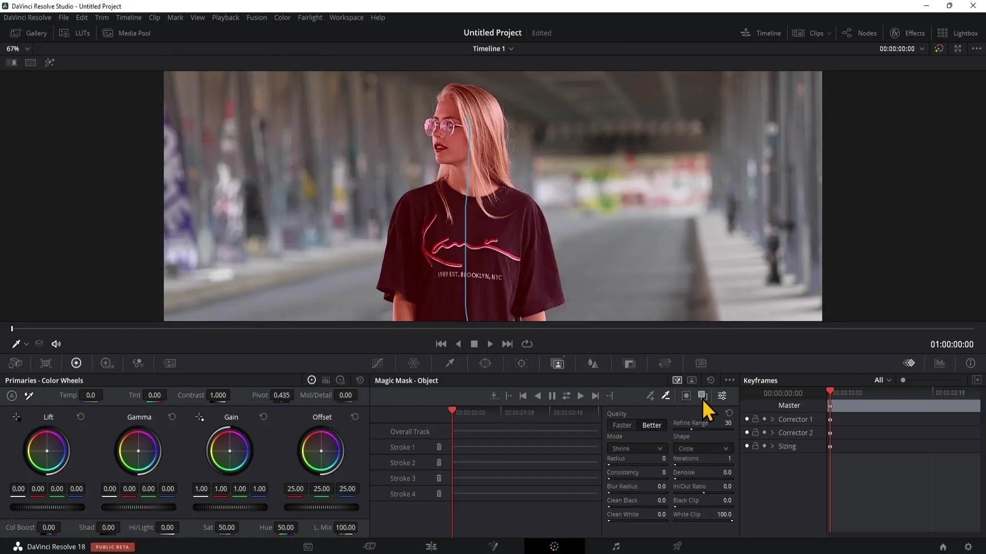 DaVinci Resolve: Efektivně oříznout osobu