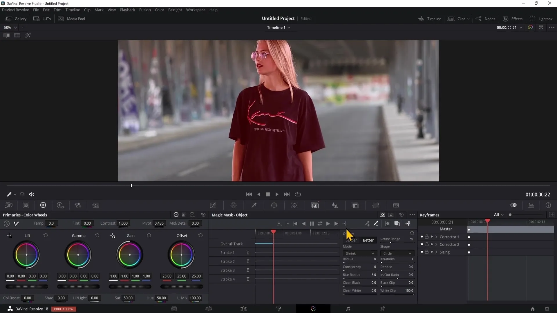 DaVinci Resolve: Účinné vystřižení osoby