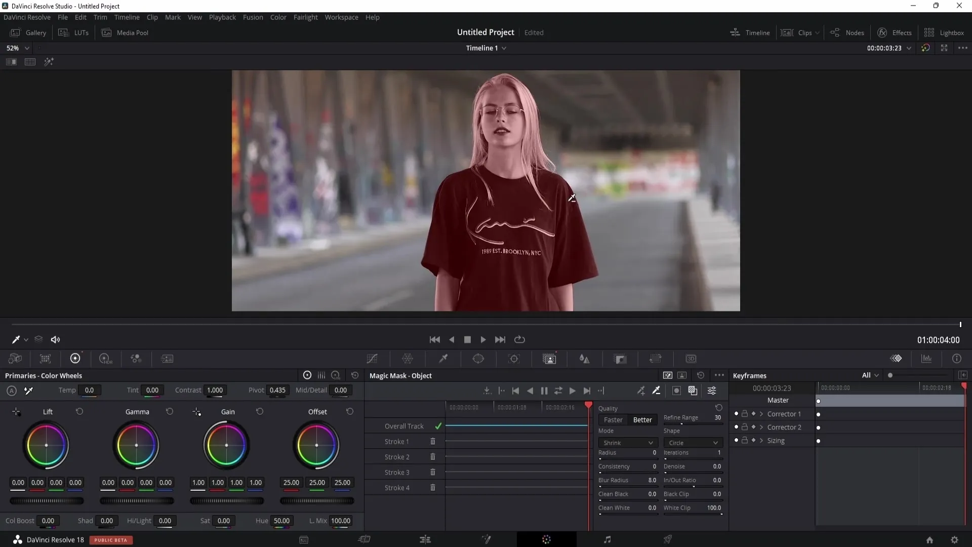DaVinci Resolve: Efektivní oříznutí osoby