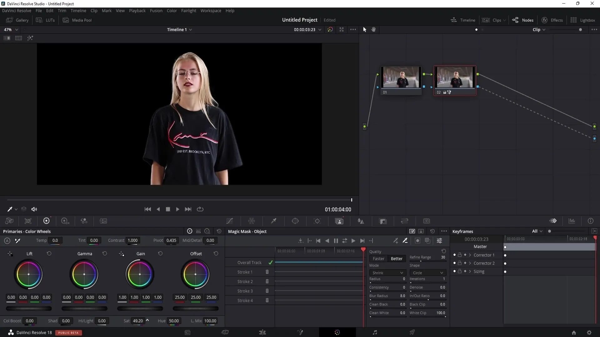 DaVinci Resolve: Efektivně vyříznout osobu