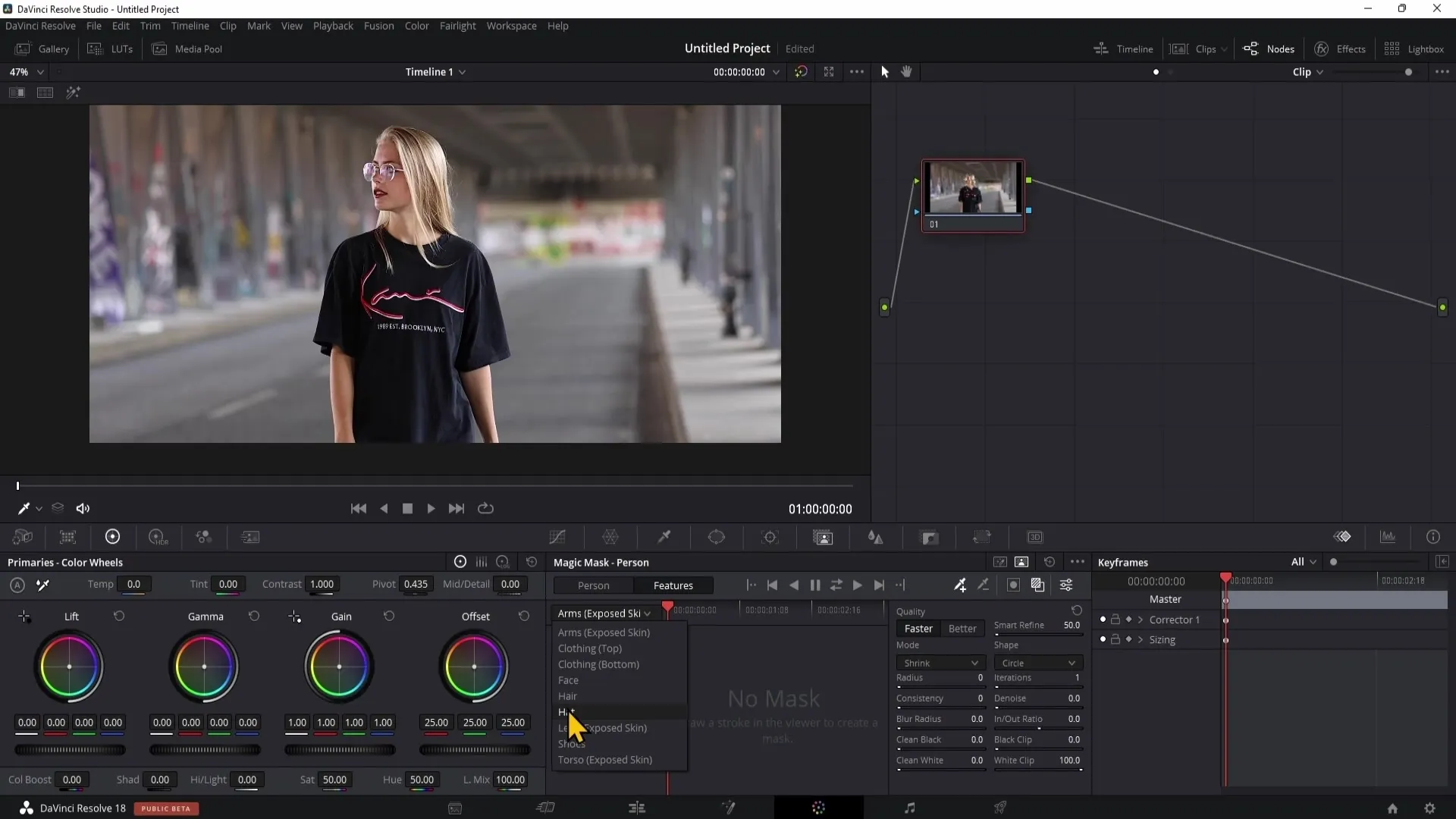 DaVinci Resolve: Efektivně odebrání osoby ze scény