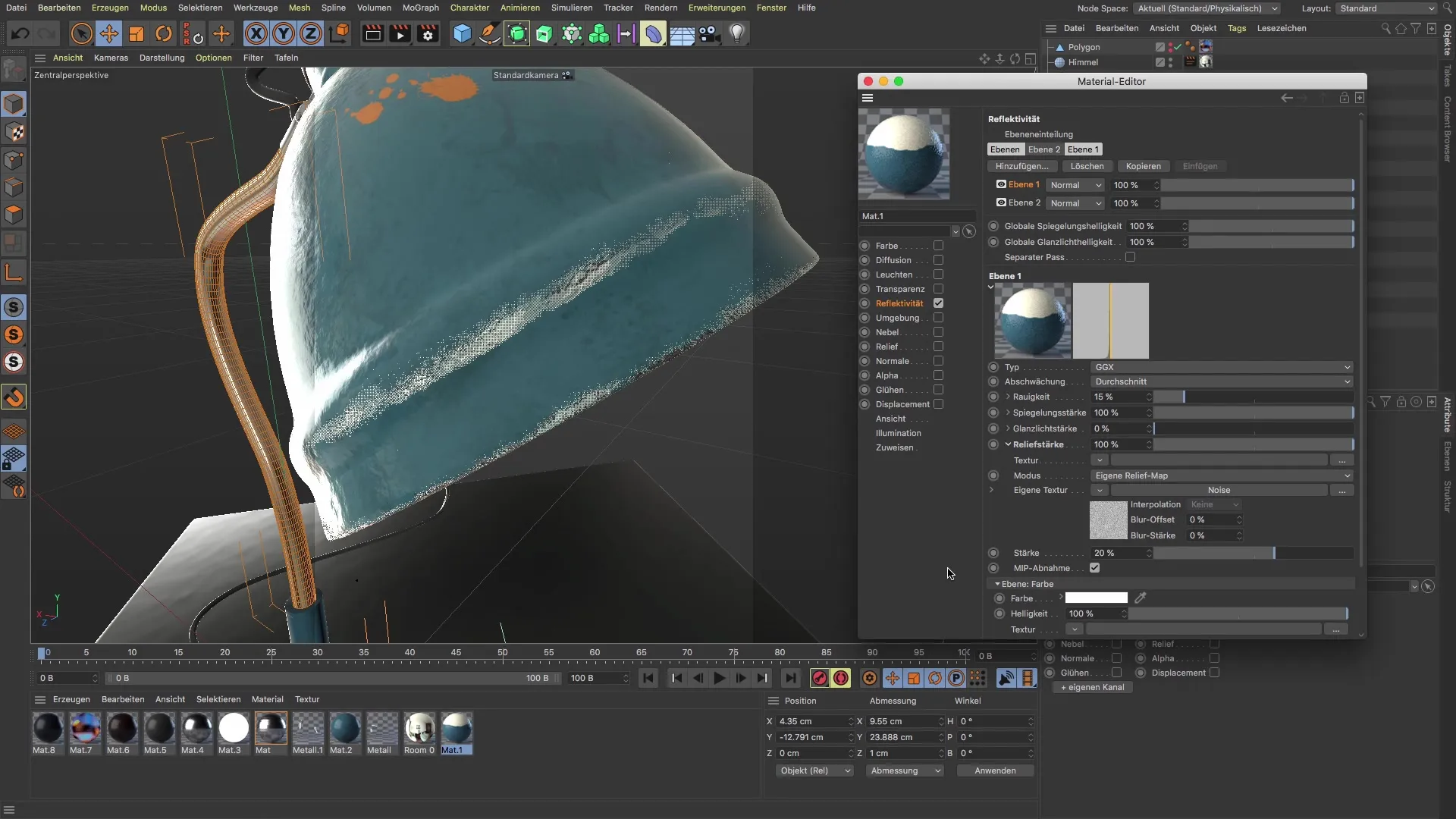 PBR-Materialien in BodyPaint 3D umwandeln