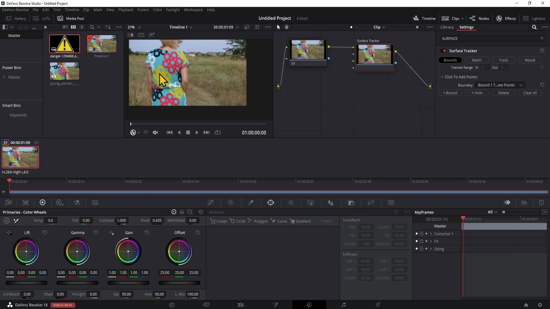 S pomocí Surface Trackeru v DaVinci Resolve plynule integrovat loga