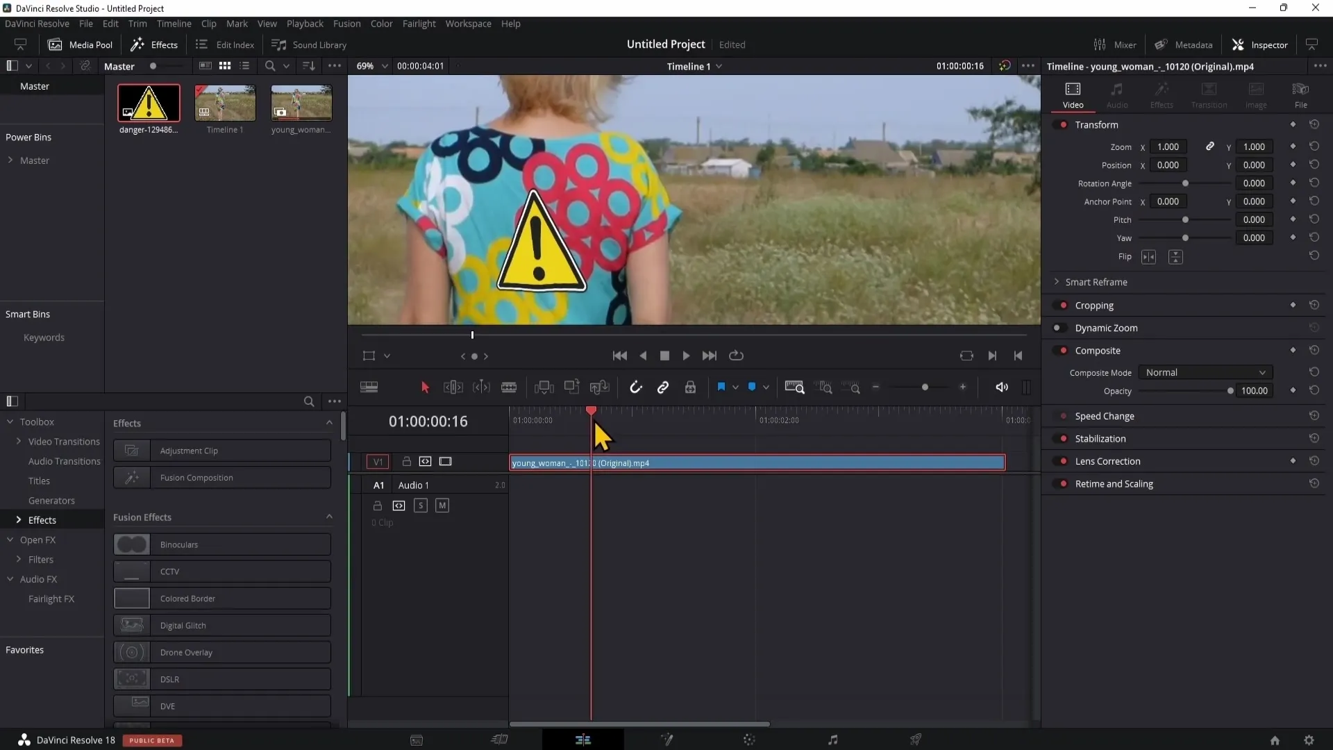 Integrovat bezproblémově logo Surface Tracker do aplikace DaVinci Resolve
