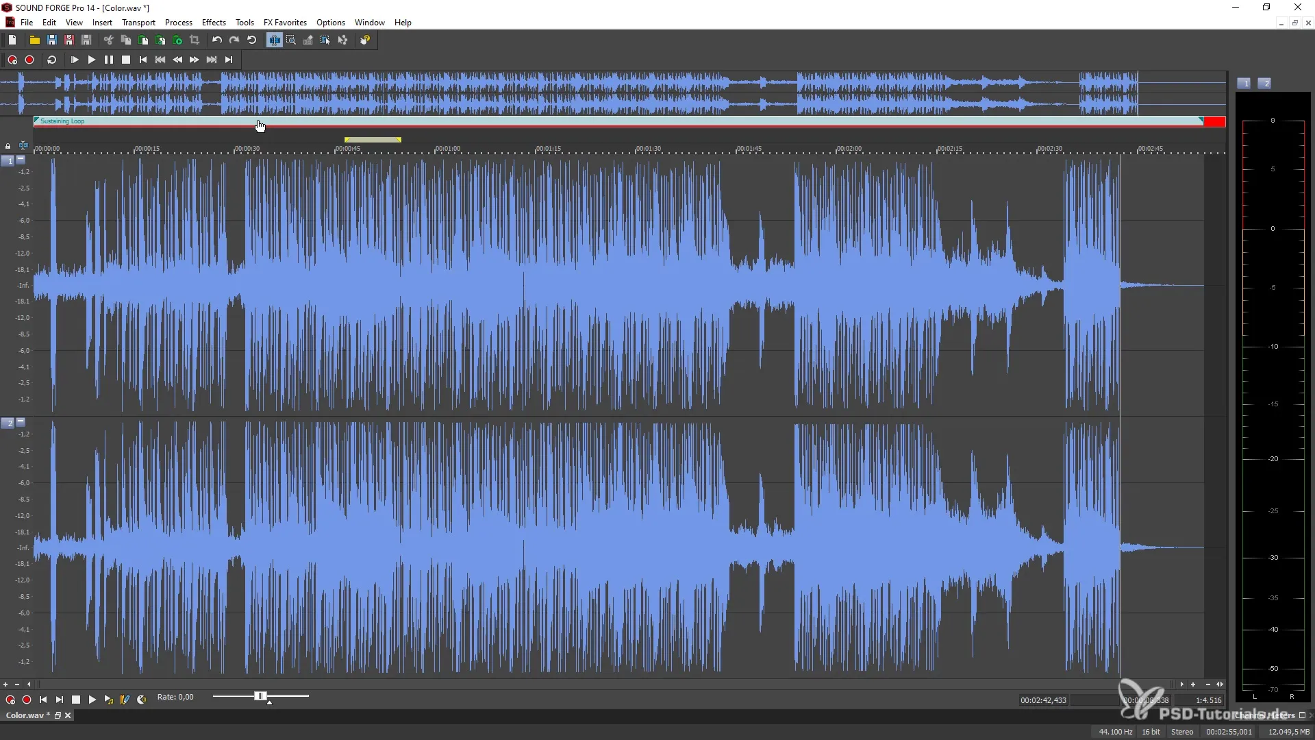 Fedezd fel a SOUND FORGE Pro 14 felhasználói felületét