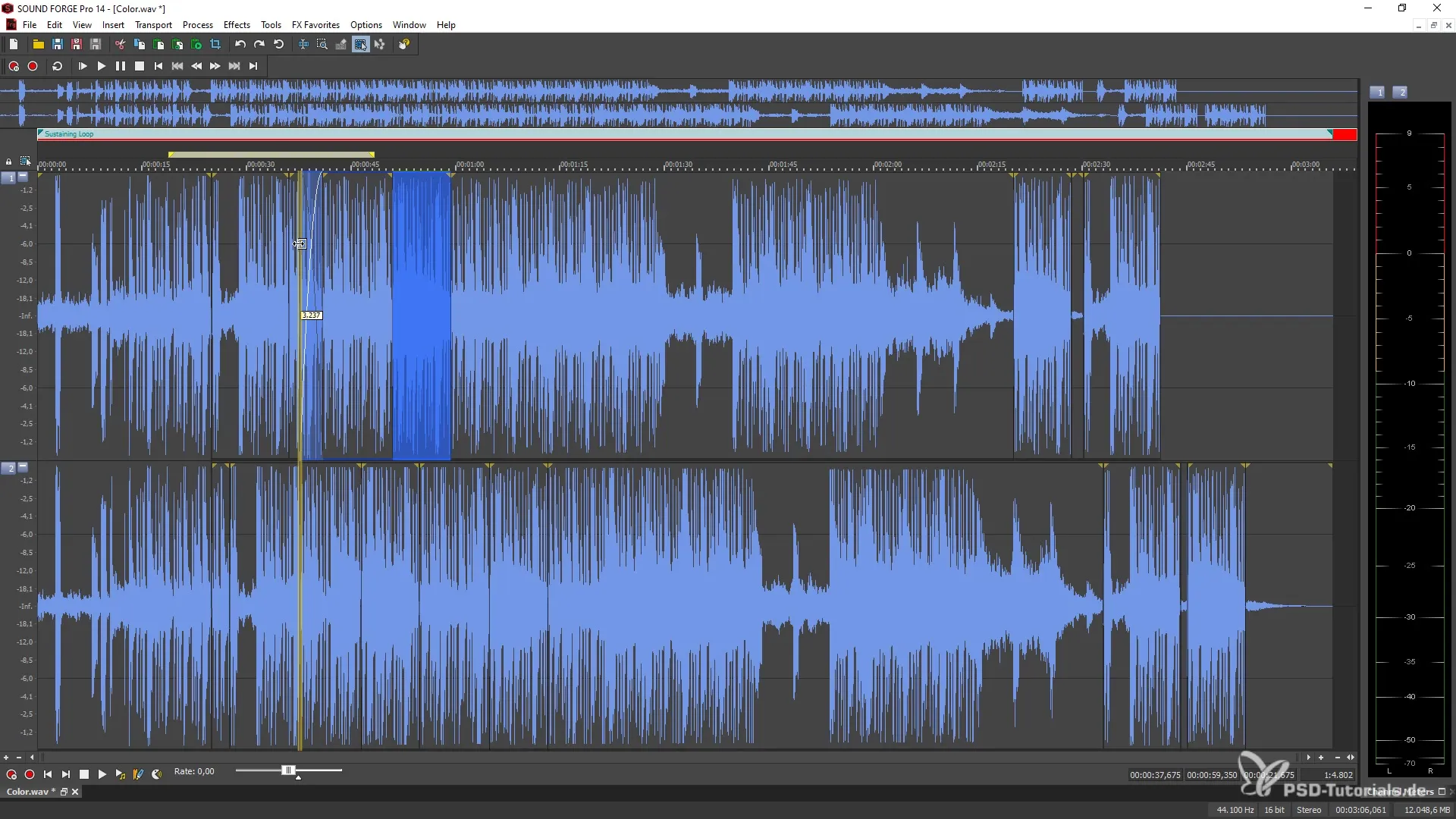Fedezd fel a SOUND FORGE Pro 14 felhasználói felületét
