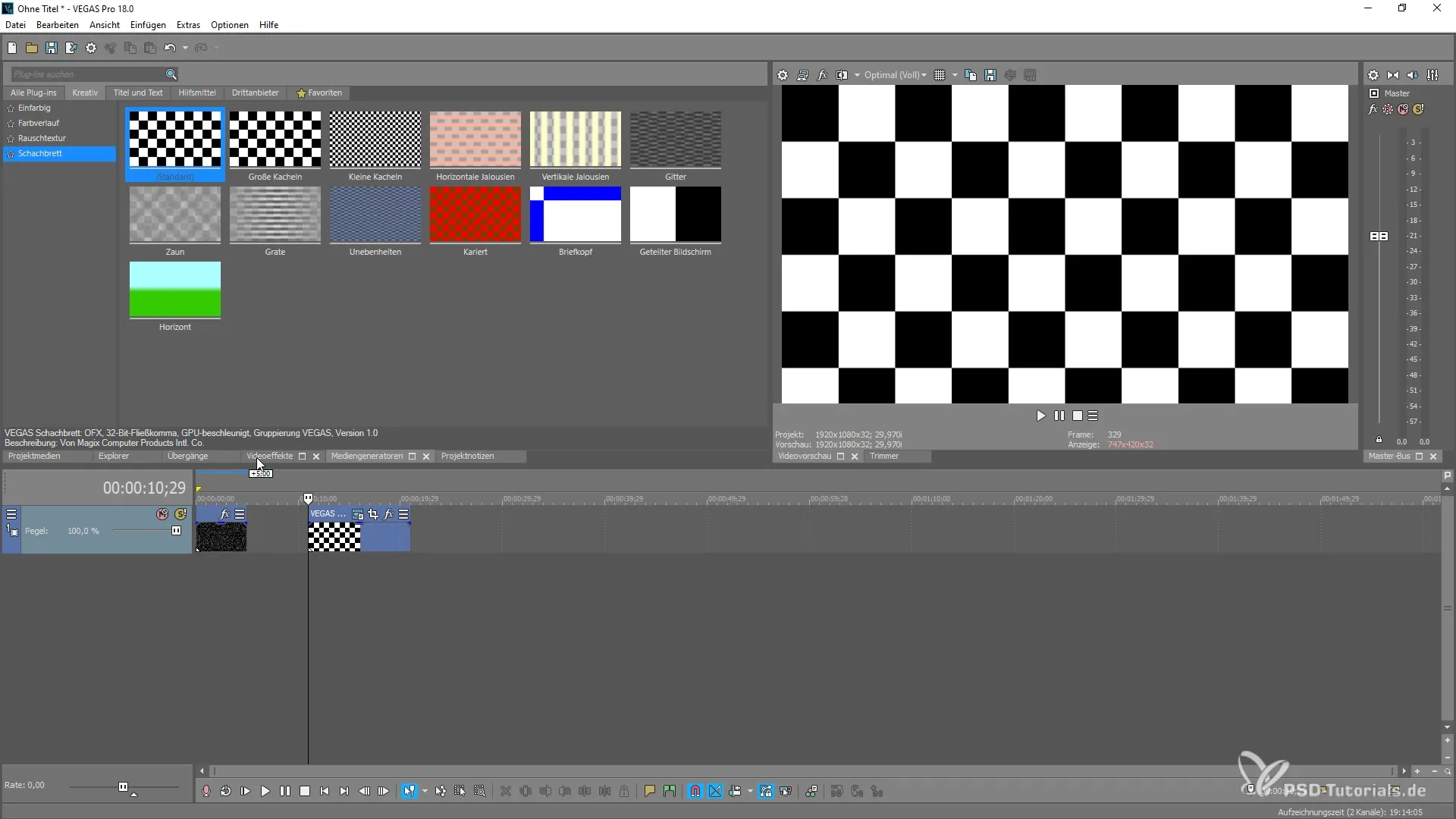 VEGAS Pro 18: Manfaatkan pengelolaan plug-in yang intensif VEGAS Pro 18: Menggunakan Manajemen Plug-in yang Intensif