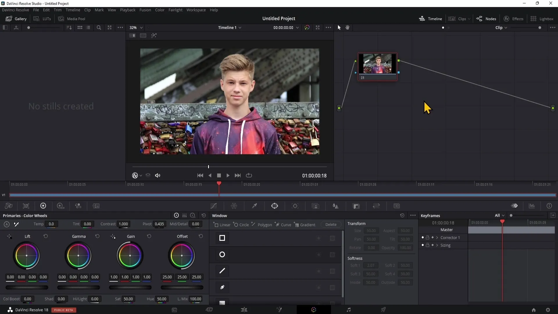 Kreativní efekty s hloubkovou mapou v programu DaVinci Resolve