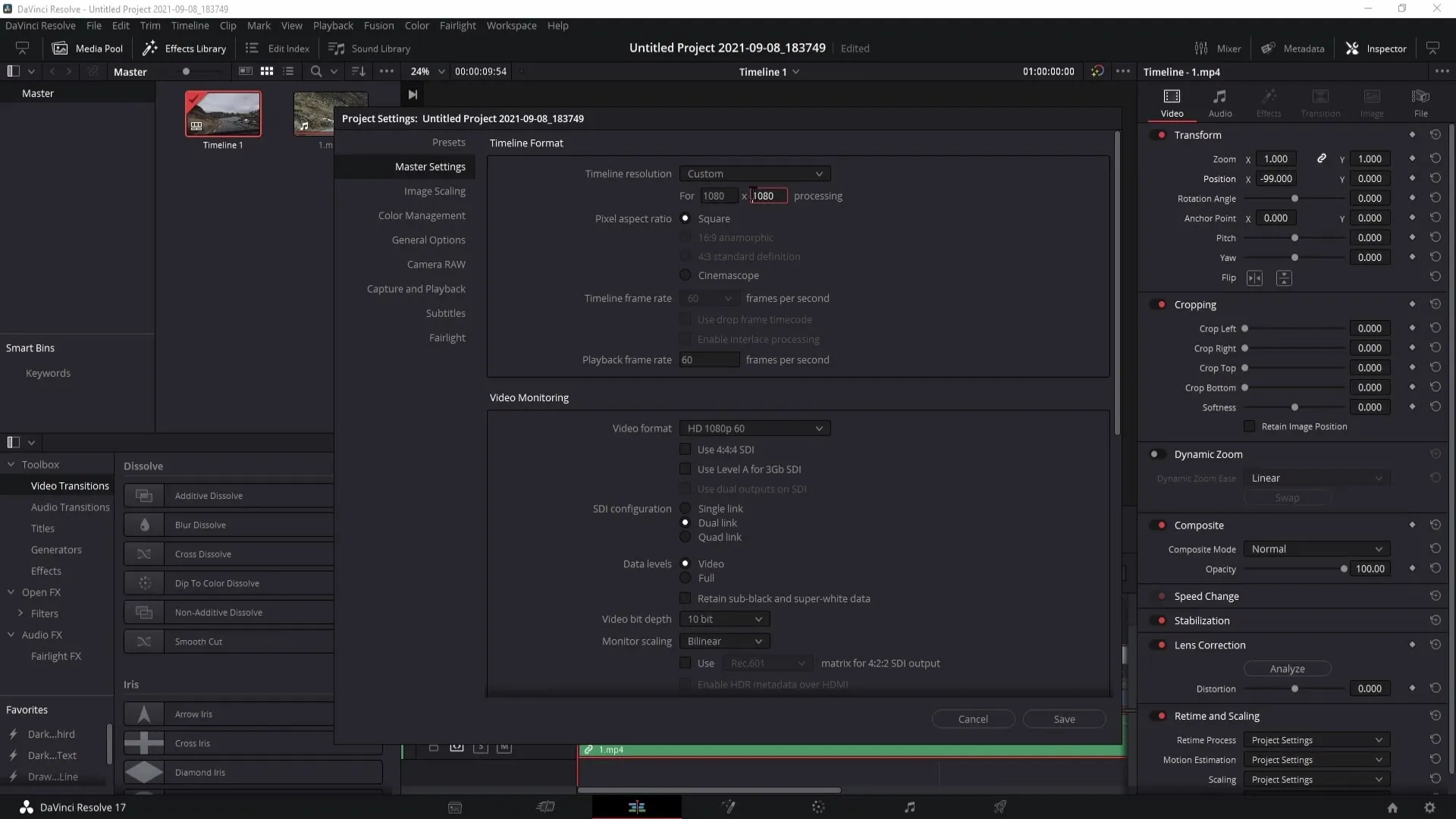 Lav tiltalende Instagram Stories og videoer med DaVinci Resolve