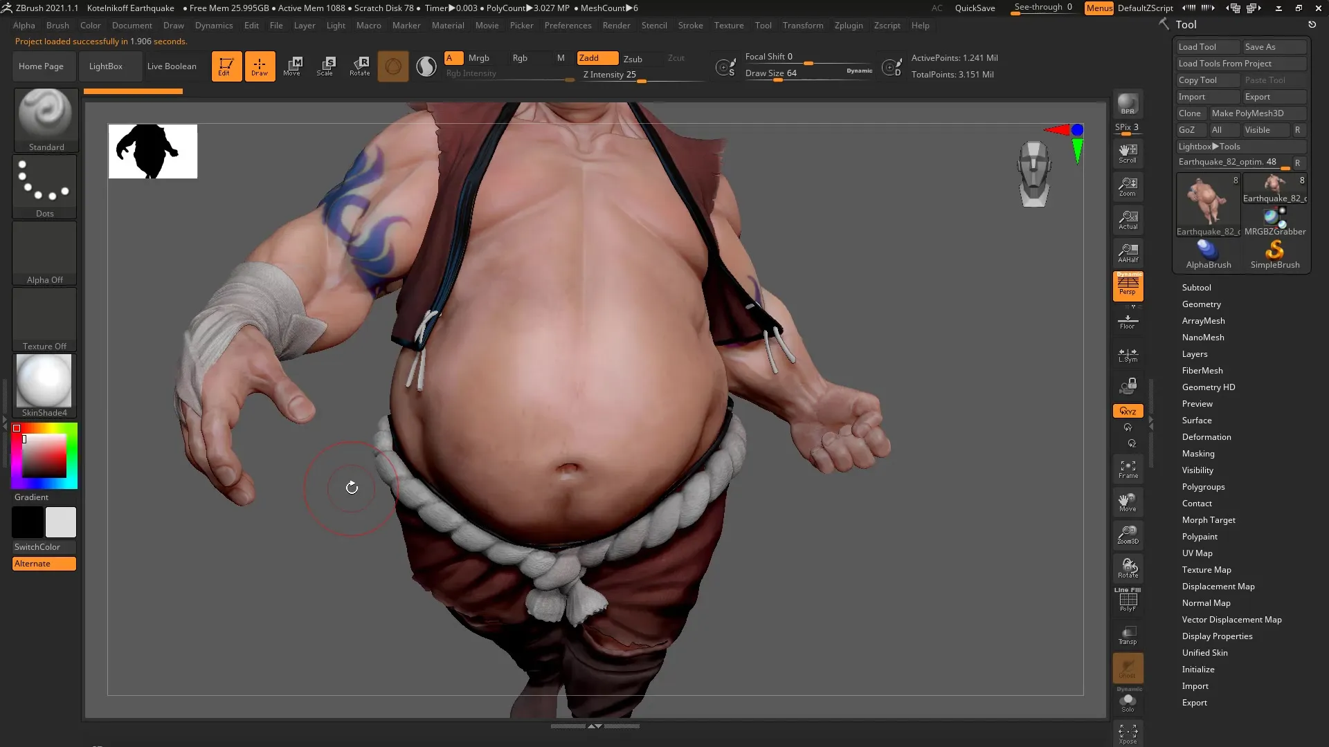 ZBrush 2020 – Cam Silhouette dan Cam View dijelaskan secara mendalam ZBrush 2020 – Cam Silhouette dan Cam View dijelaskan secara komprehensif