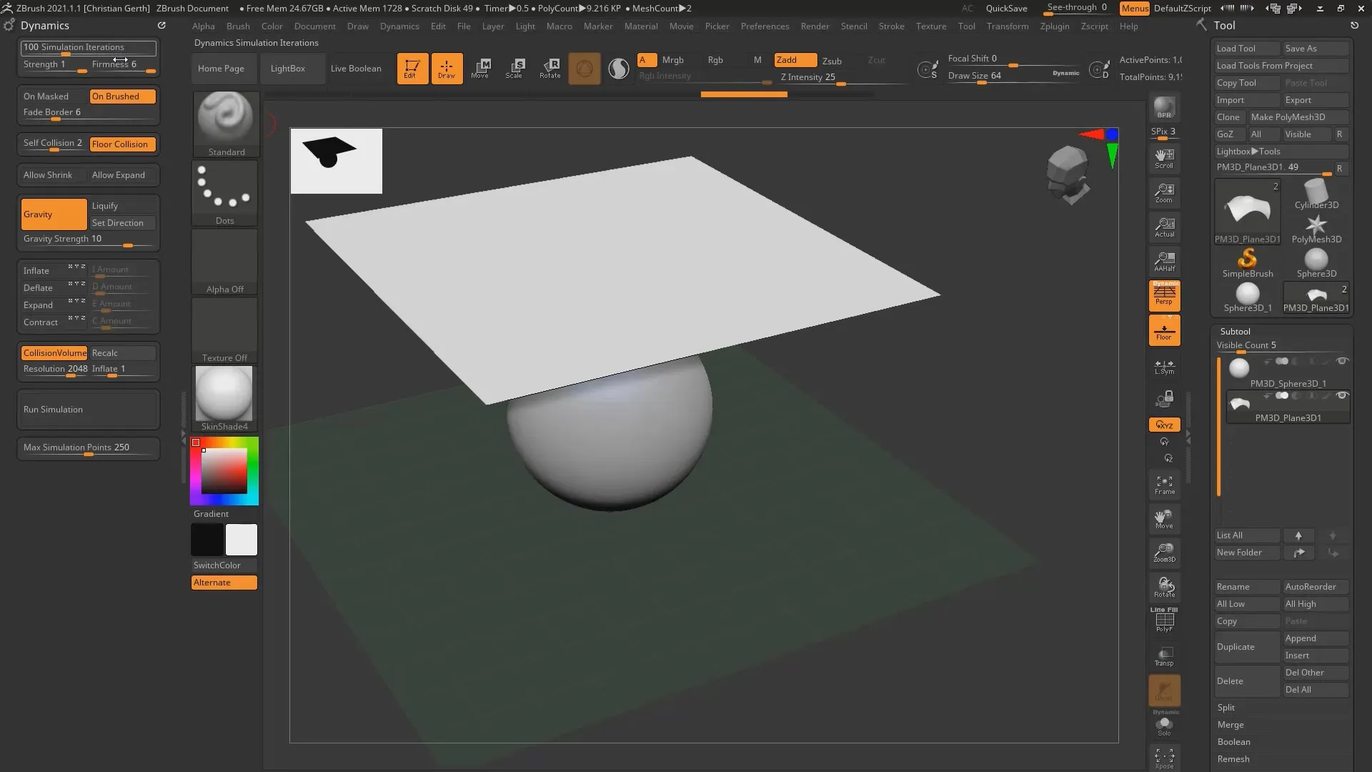 ZBrush 2021: simularea materialelor eficientă ZBrush 2021: Simularea materialelor realizată eficient