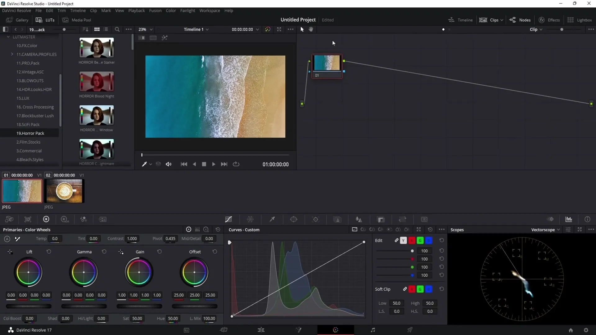 DaVinci Resolve: Všechny uzly pro úpravu barev vysvětleny