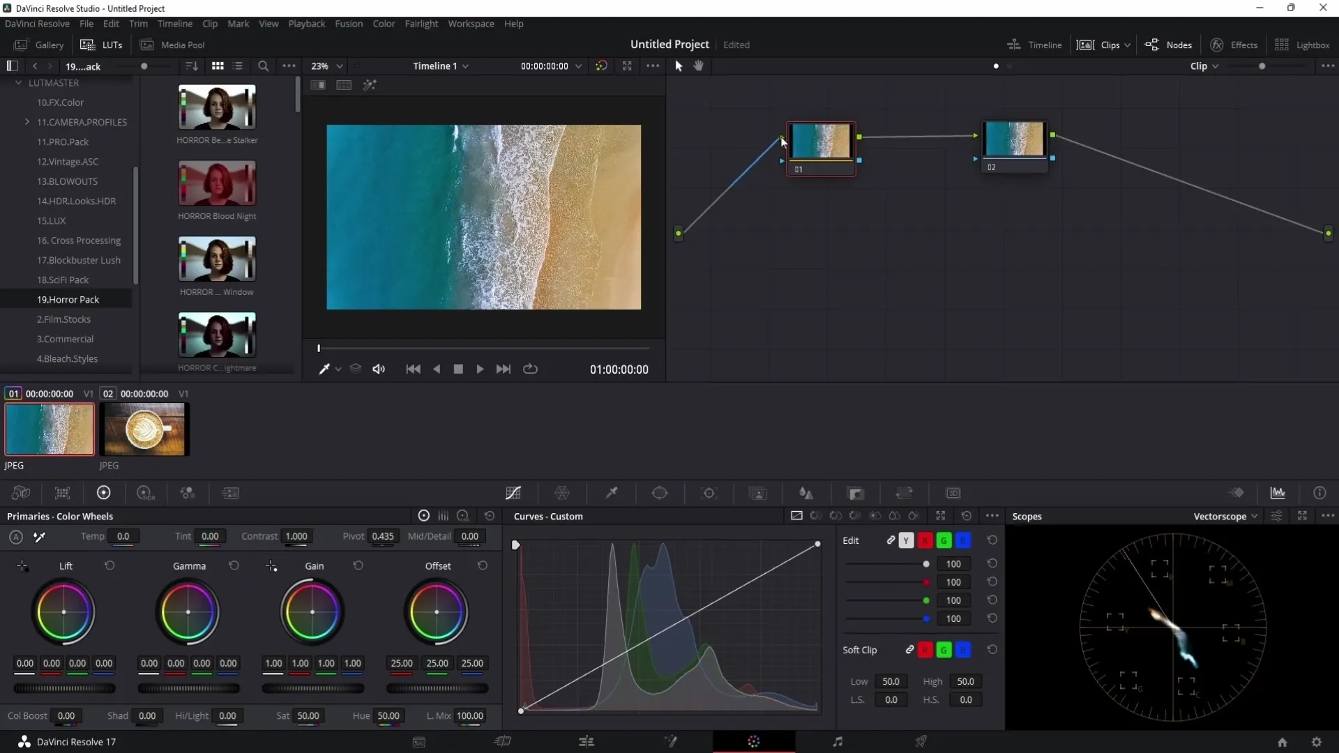 DaVinci Resolve: Všechny uzly pro korekci barvy vysvětleny