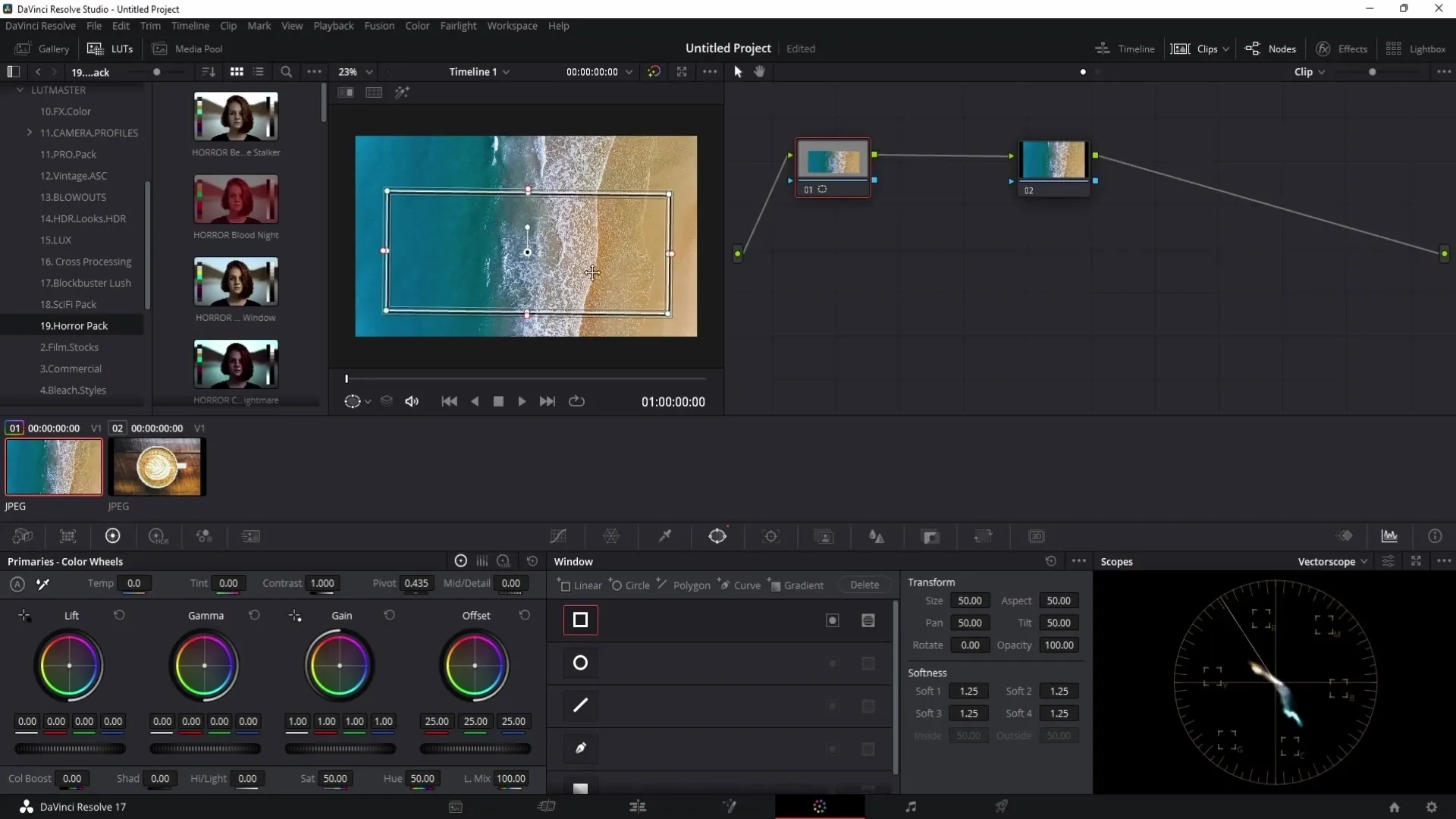 DaVinci Resolve: Všechny uzly pro barevné korekce vysvětleny