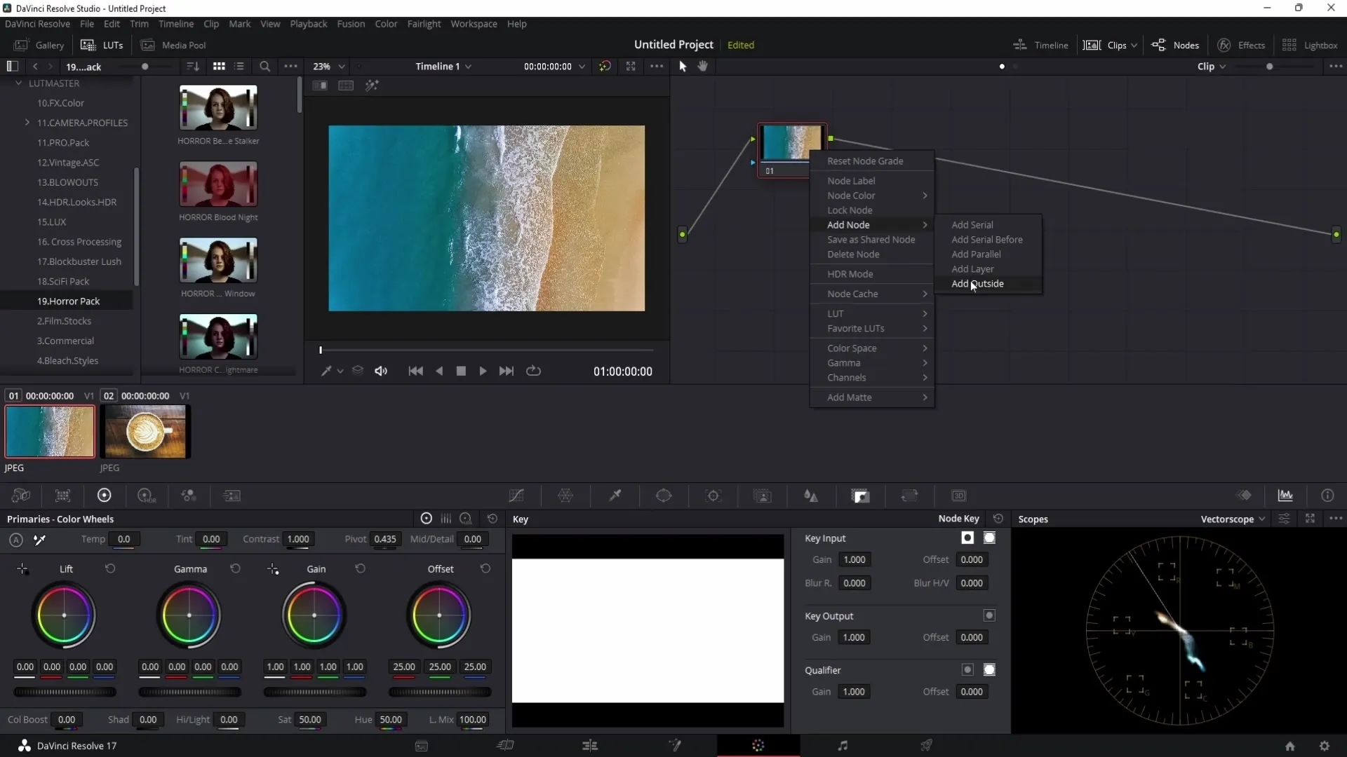 DaVinci Resolve: Vysvětleny všechny uzly pro barevnou korekci
