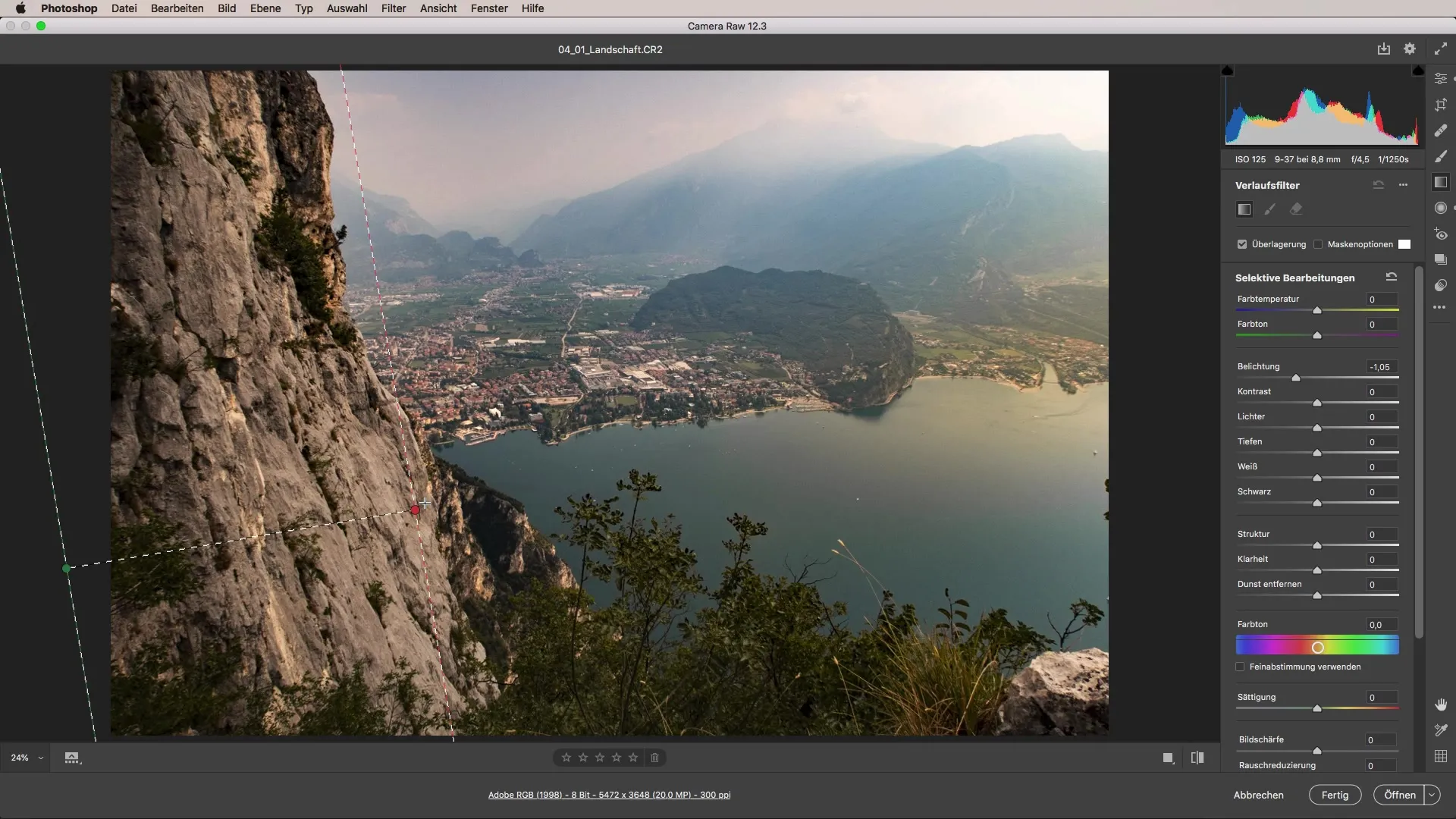 Optimizing your landscape shot with Camera Raw
