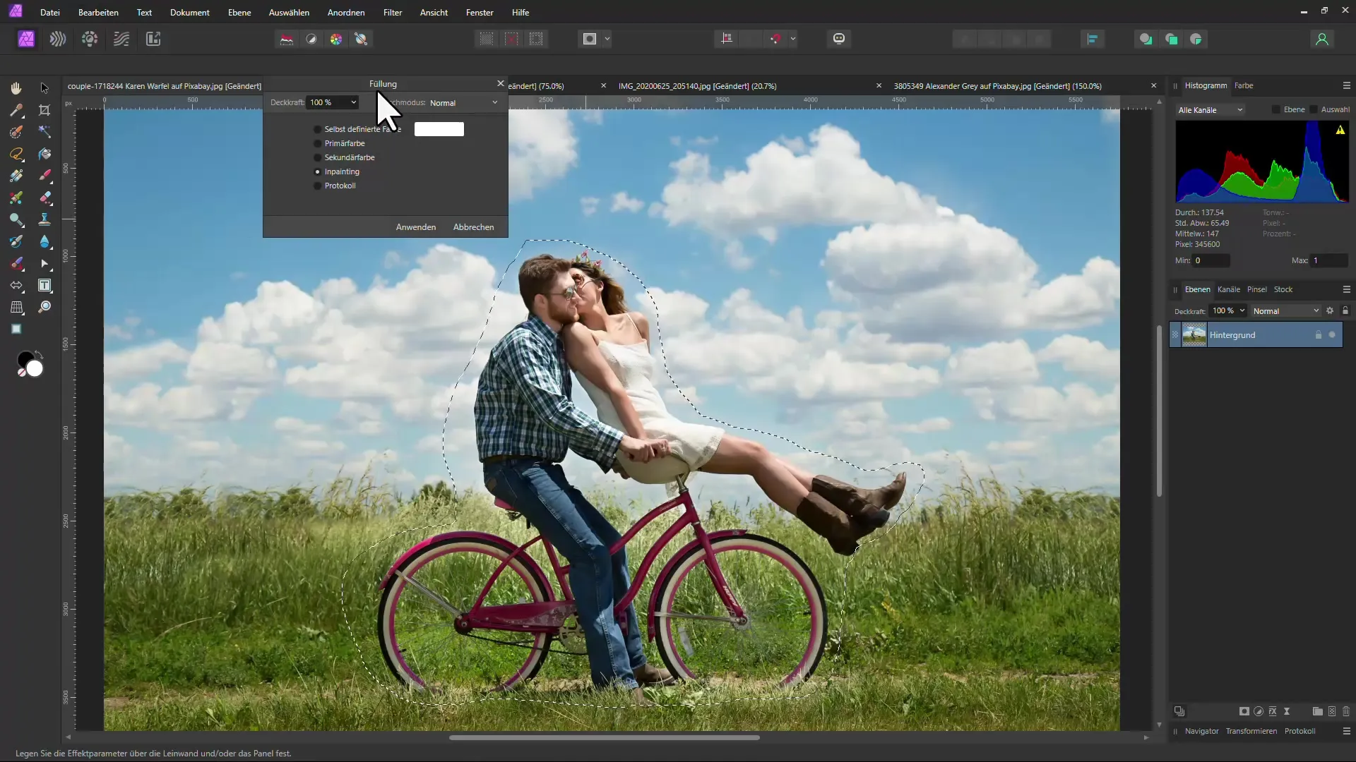 Metodi efficaci per rimuovere oggetti dalle immagini con l'IA: confronto tra Affinity Photo e Photopea