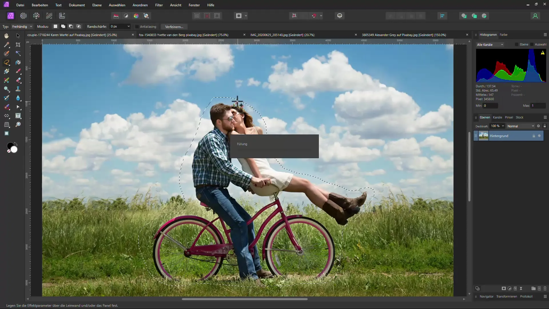 Metodi efficaci per rimuovere oggetti dalle immagini con l'IA: confronto tra Affinity Photo e Photopea