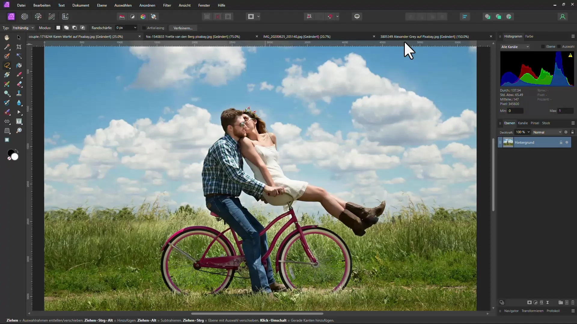 Metodi efficaci per rimuovere oggetti dalle immagini con intelligenza artificiale: confronto tra Affinity Photo e Photopea