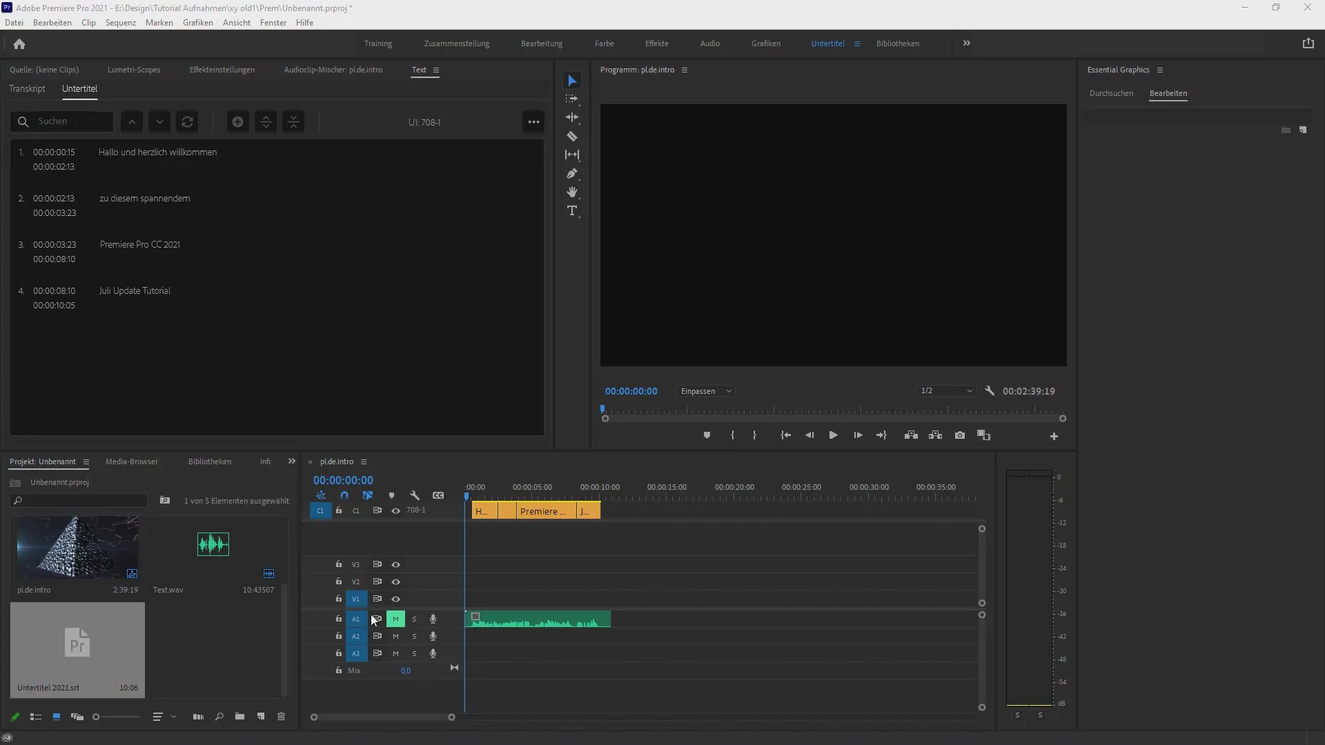 Vytvárajte štýlové titulky v Premiere Pro CC