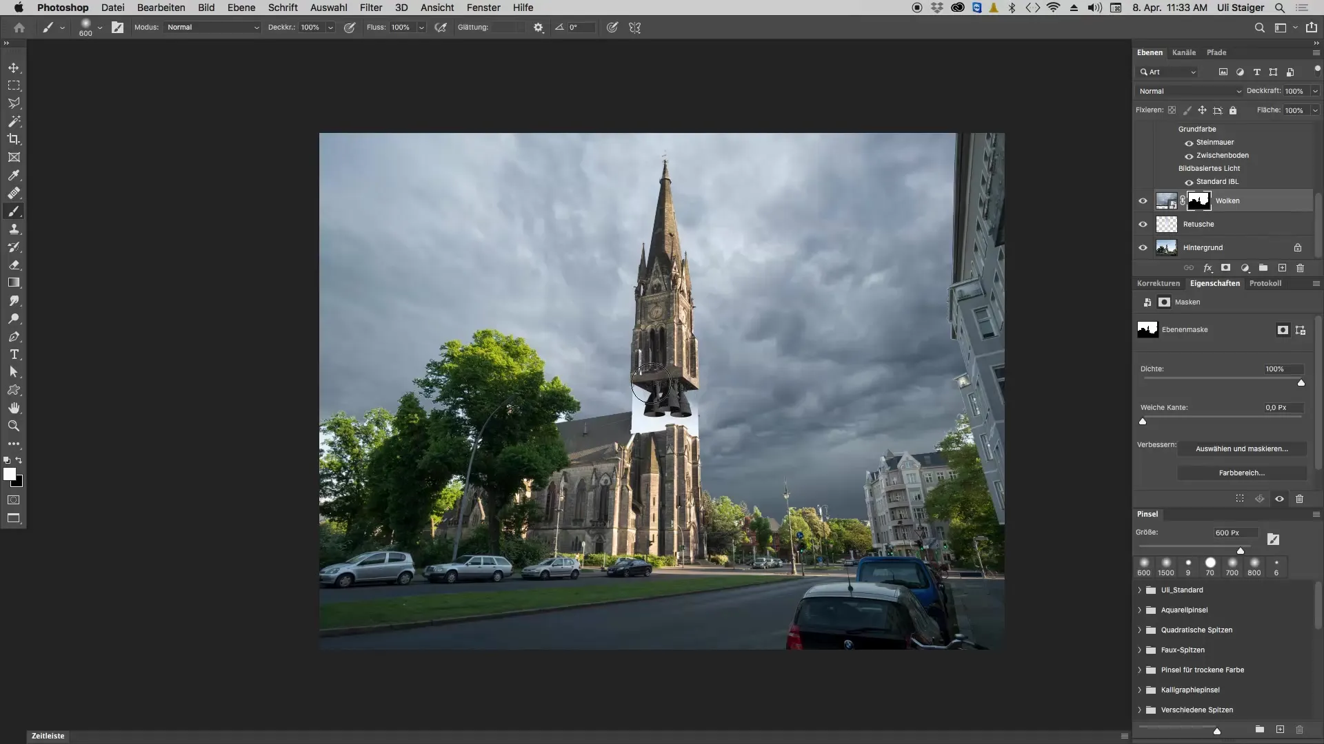Tambahkan langit awan dramatis di Photoshop Menambahkan langit awan dramatis di Photoshop