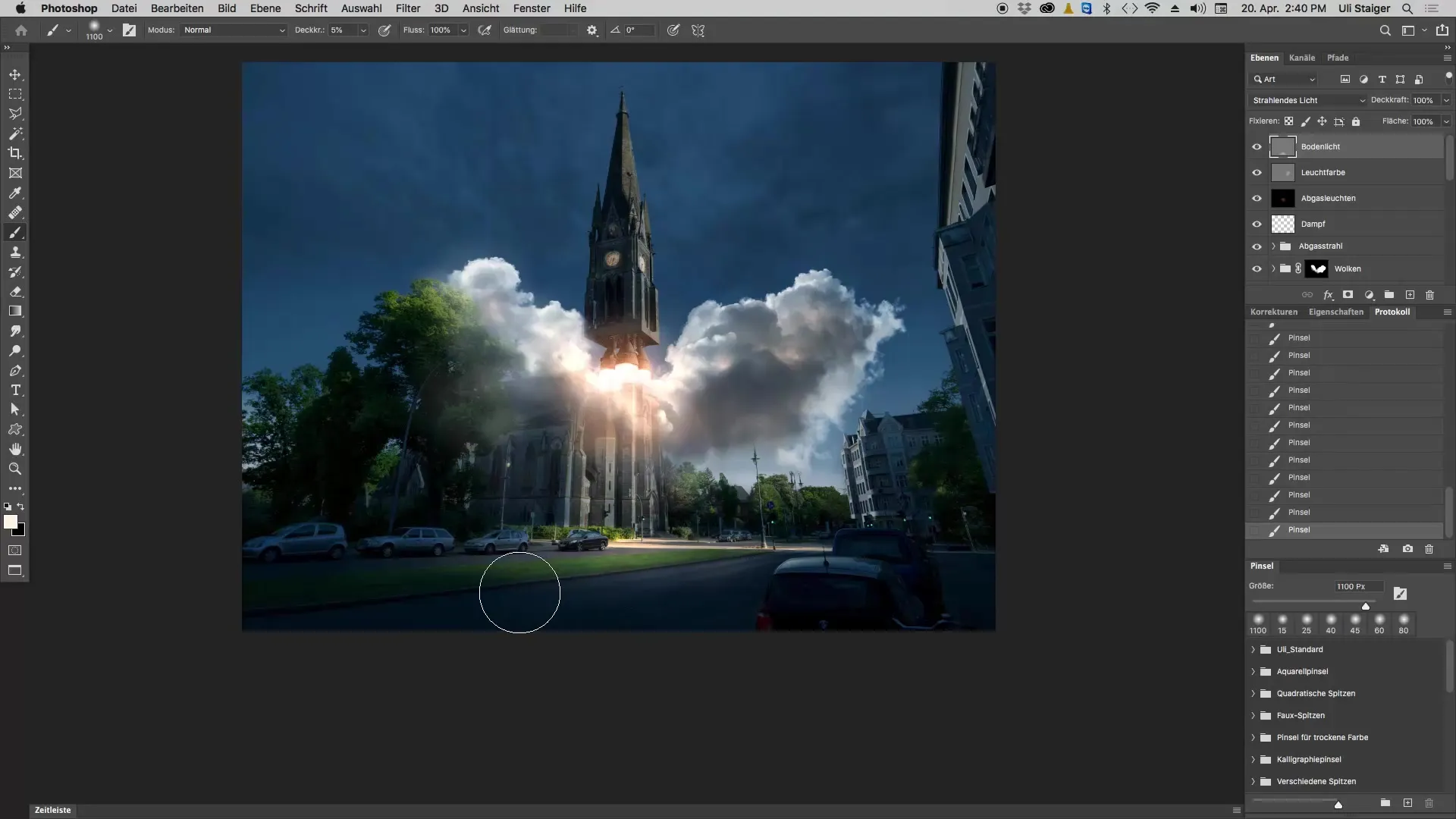 Photoshop pengaturan pencahayaan untuk adegan 3D yang realistis