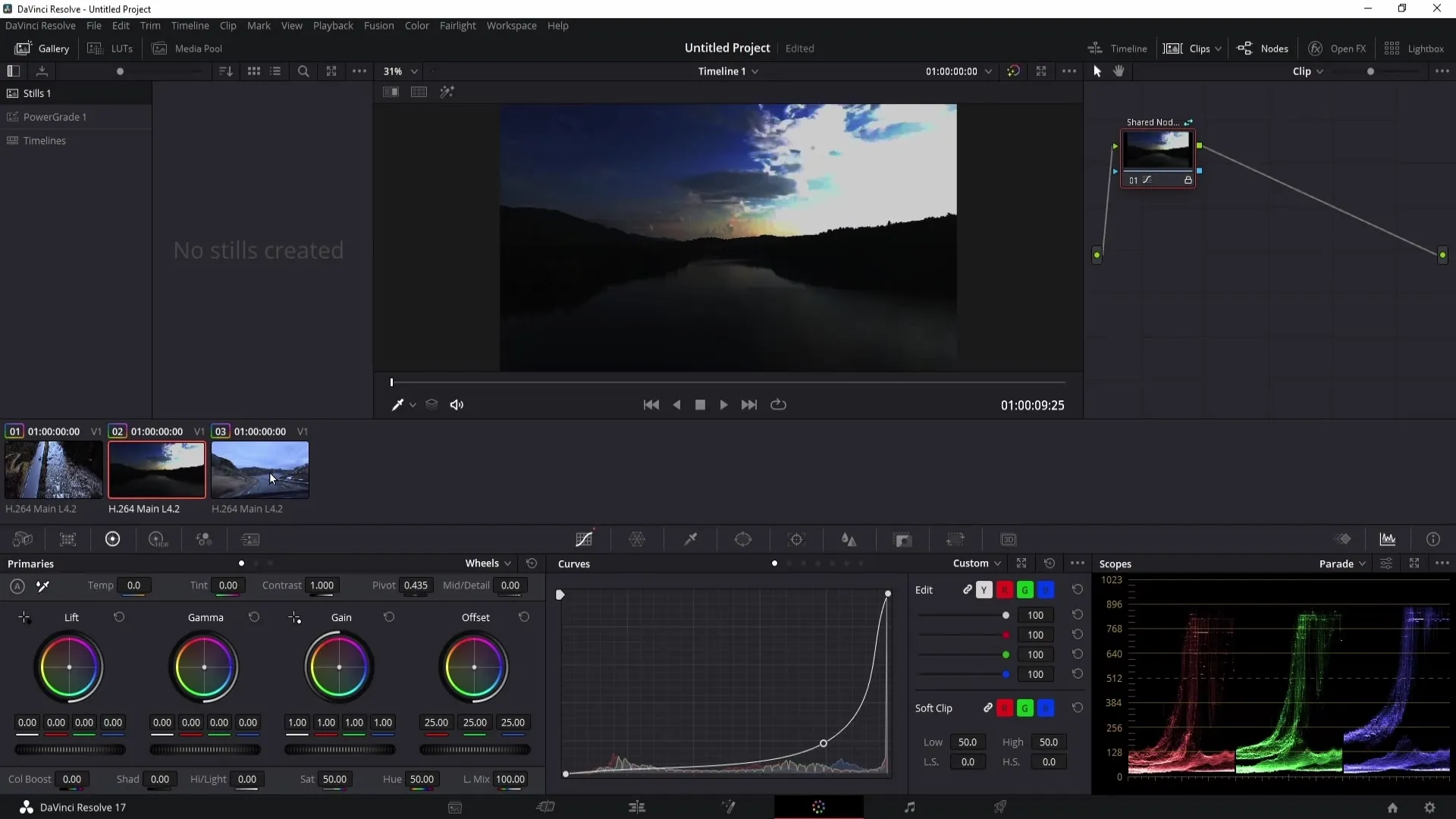 DaVinci Resolve: Sdílené uzly efektivně využívat a ukládat barvy