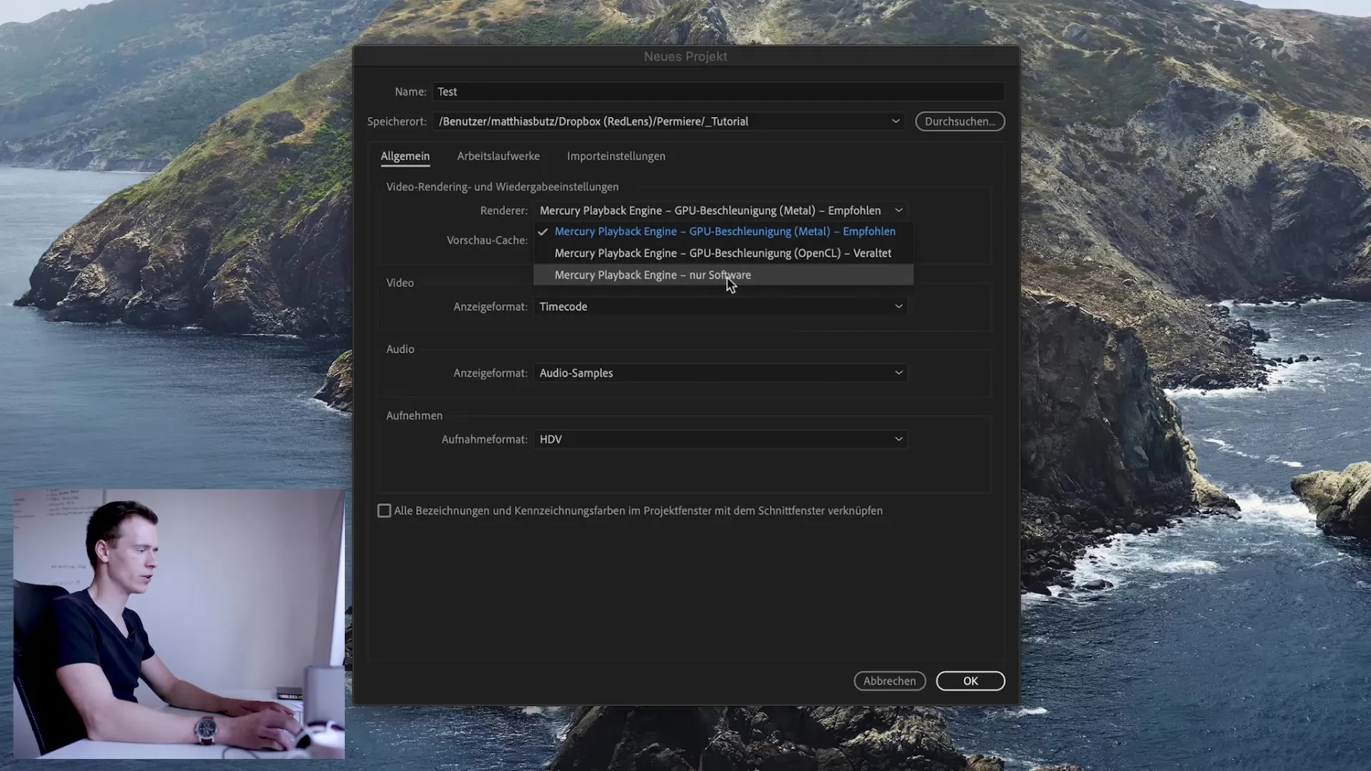 Create a Premiere Pro project efficiently