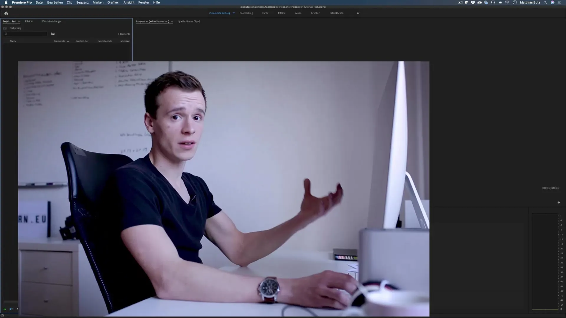 Create a Premiere Pro project efficiently