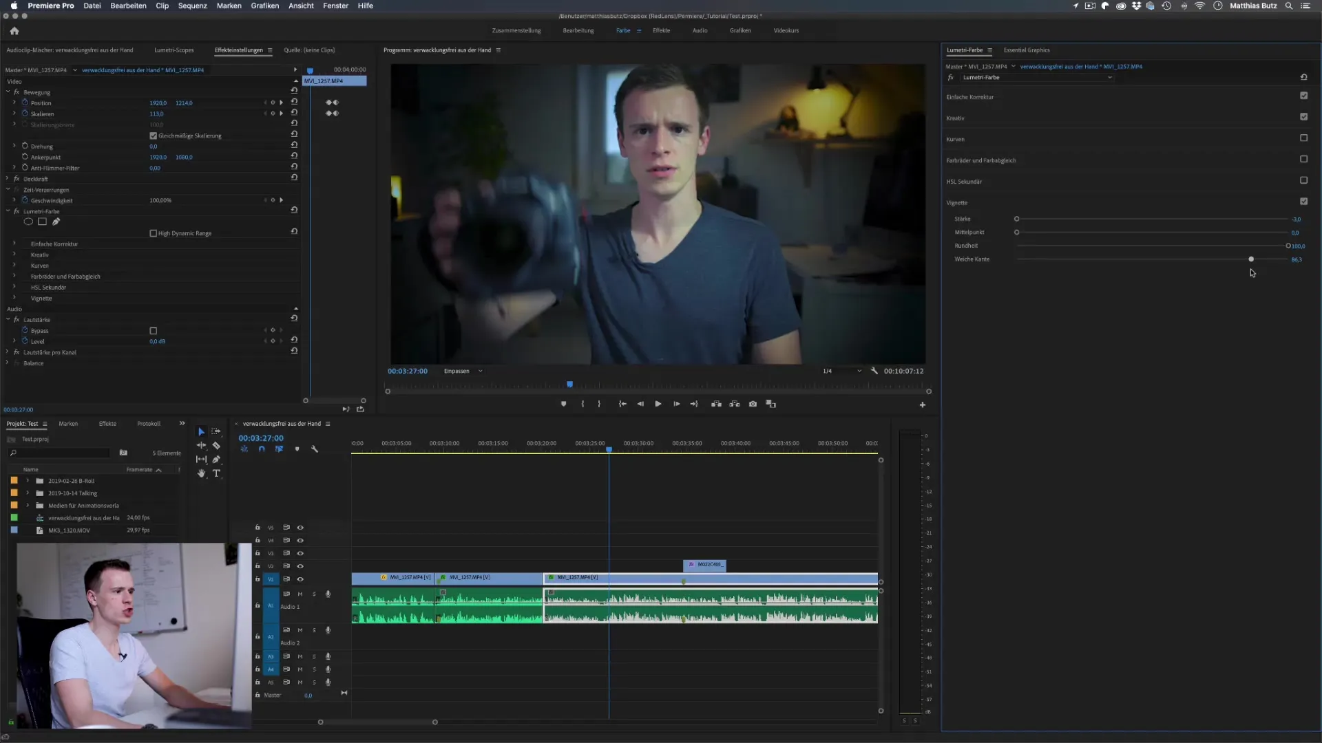 Using vignettes effectively in Premiere Pro CC