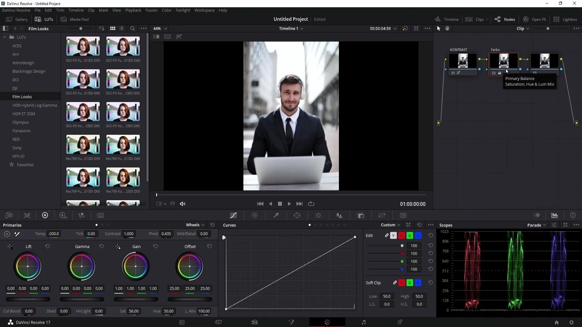 DaVinci Resolve: Importování a použití LUTs – Podrobný průvodce