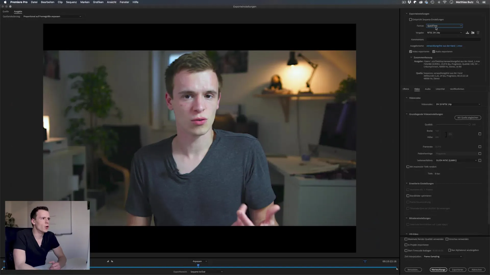 Premiere Pro CC: impostazioni di esportazione per YouTube e Instagram