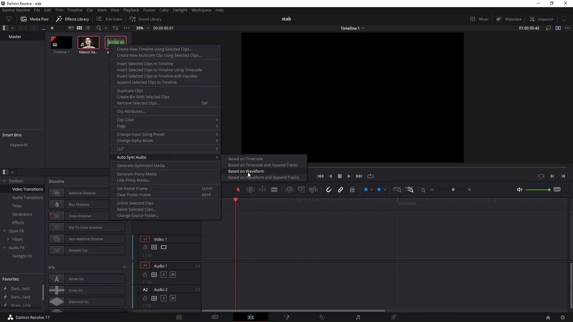 DaVinci Resolve: Synchronizace zvuku učiněná snadnou