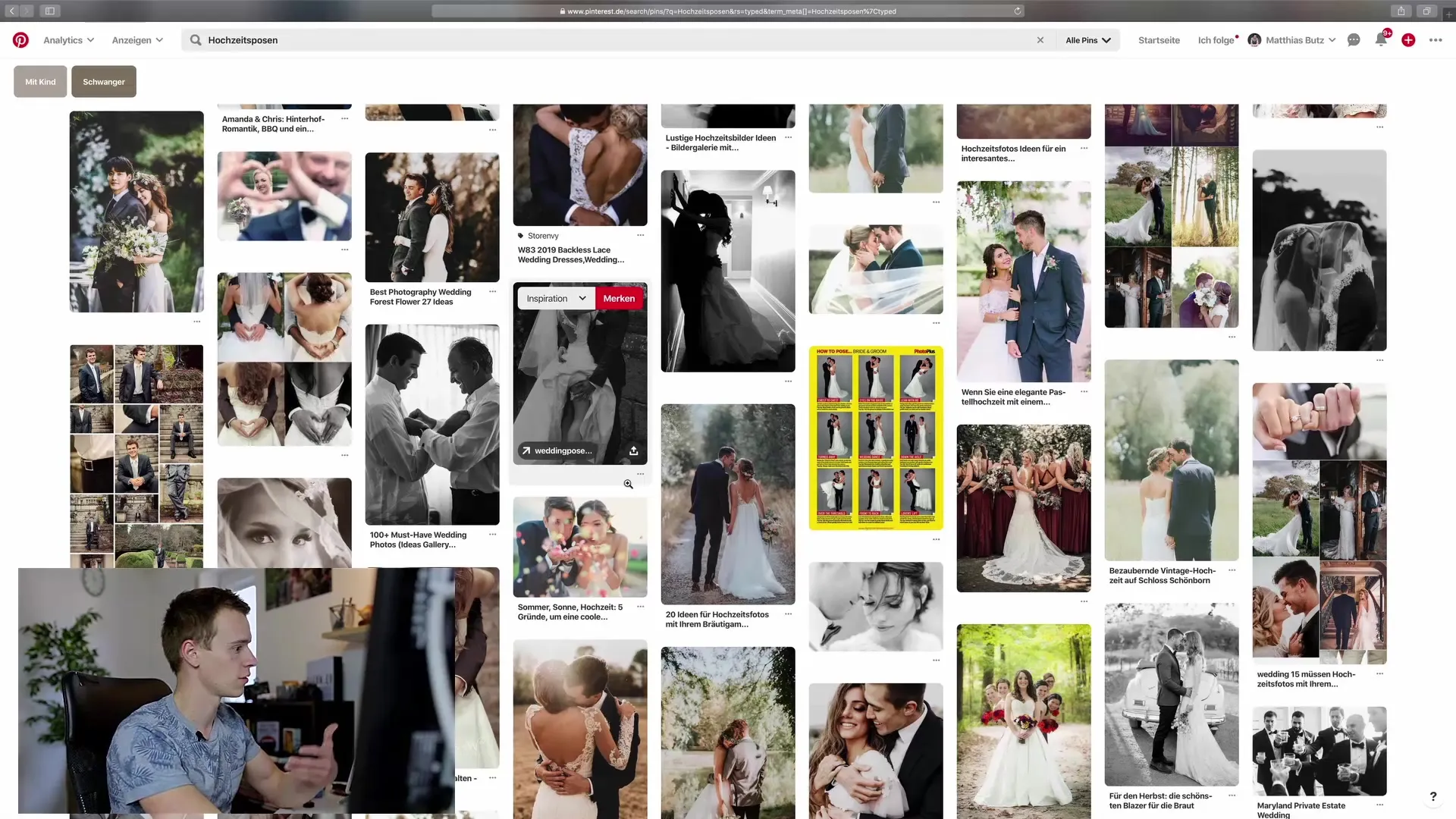 Inspiration für kreative Hochzeitsposen im Brautpaar-Shooting