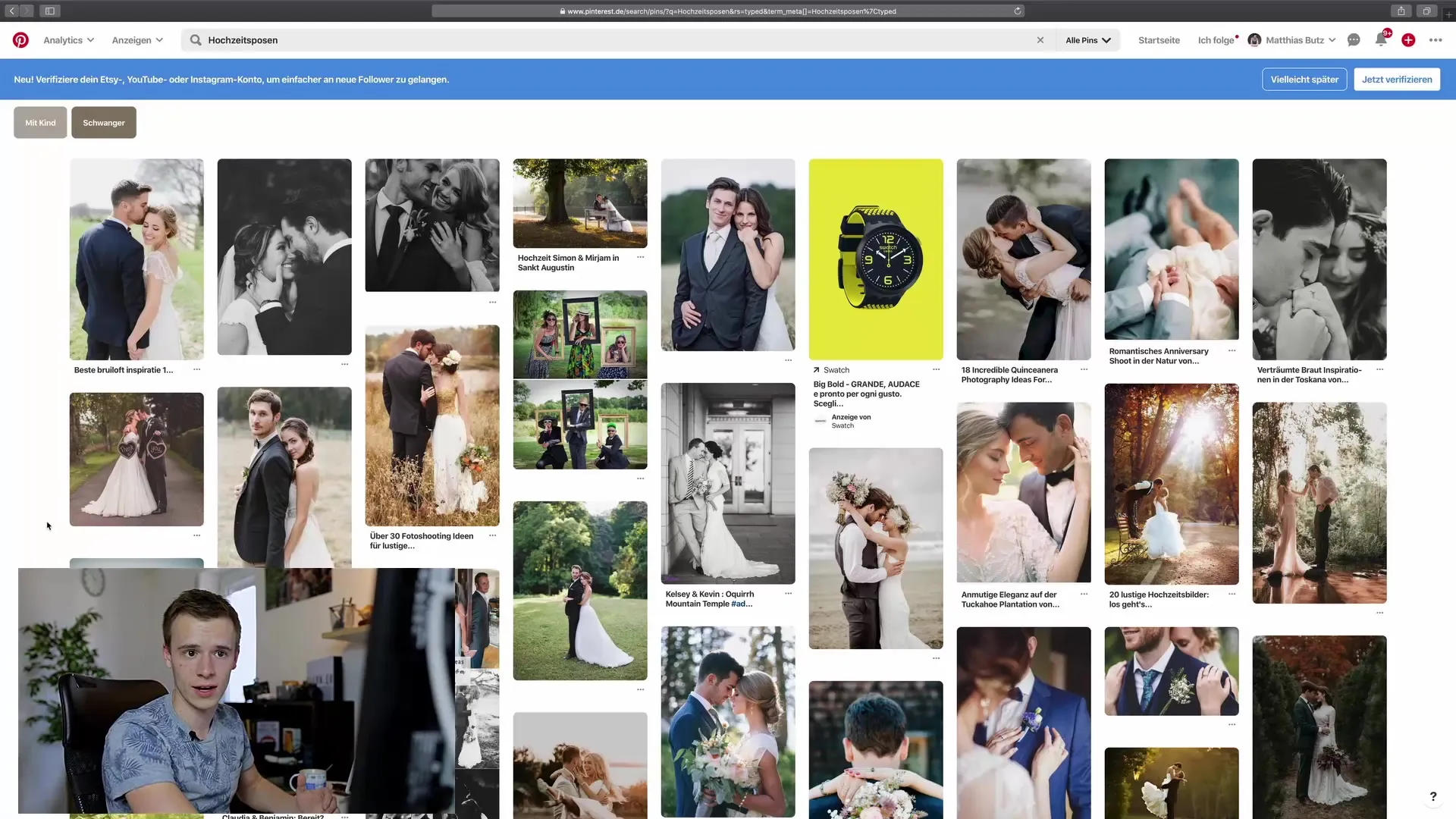 Inspiration für kreative Hochzeitsposen im Brautpaar-Shooting