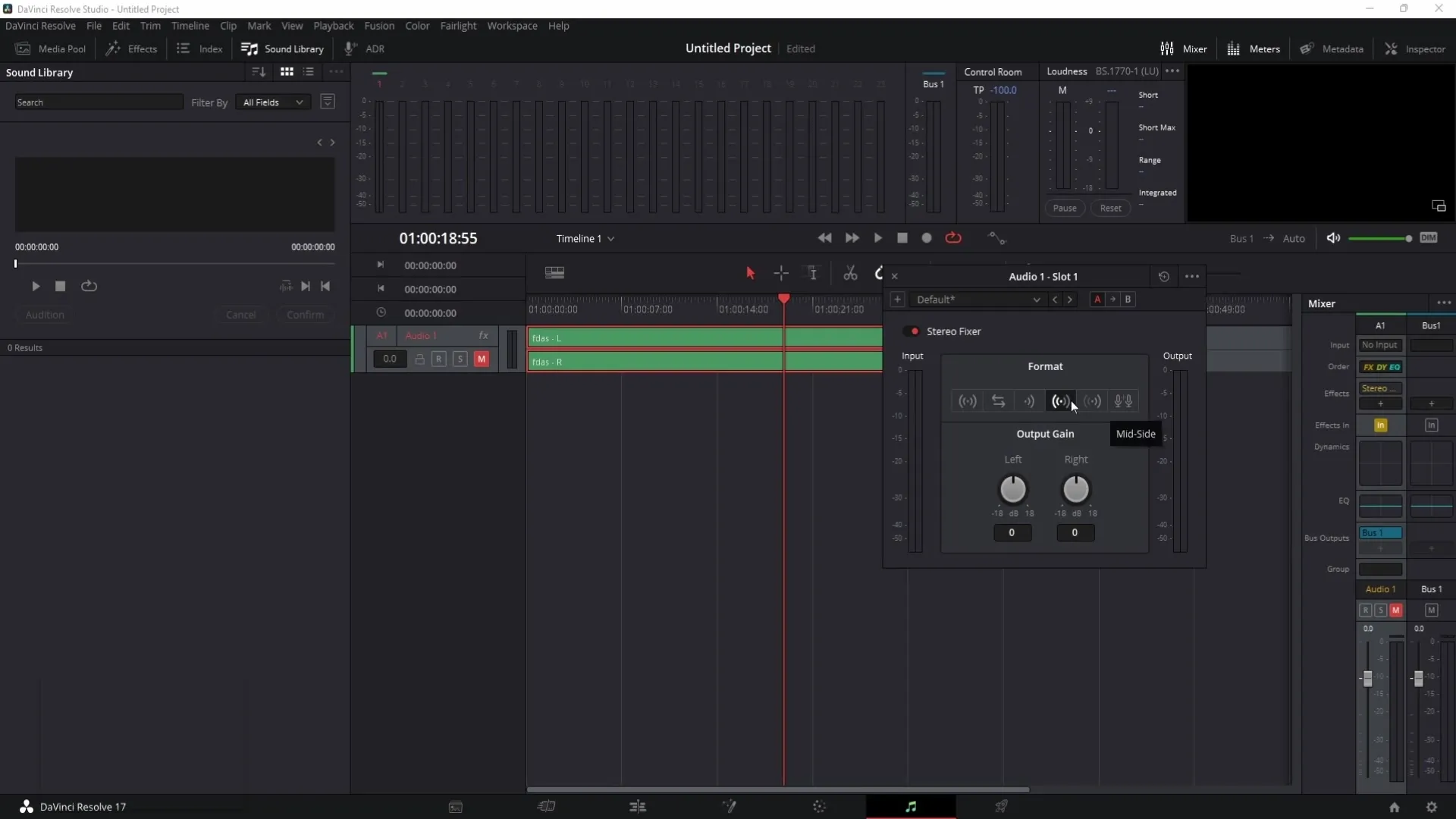 Stereo zvuk v DaVinci Resolve vyrovnat - podrobný návod