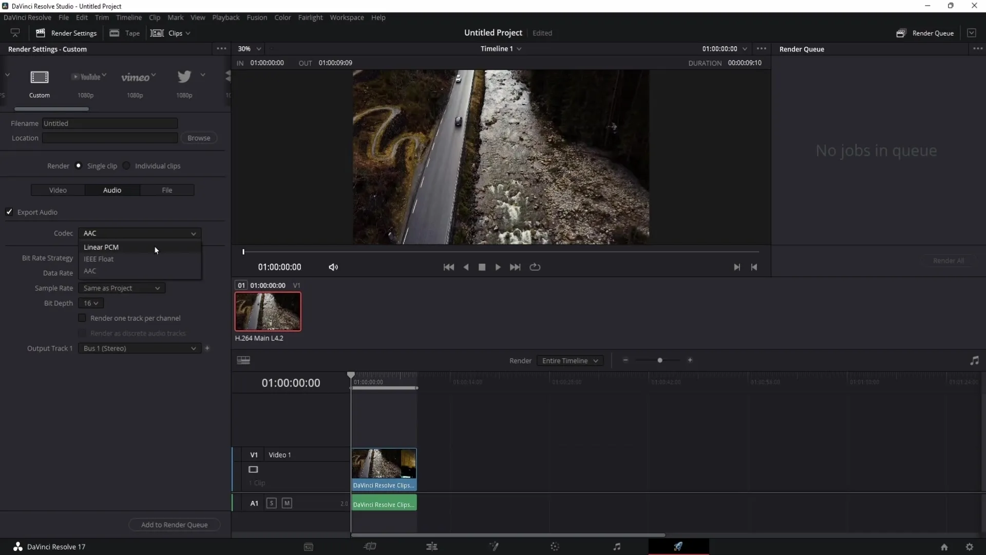 Nejlepší nastavení renderování pro YouTube v DaVinci Resolve