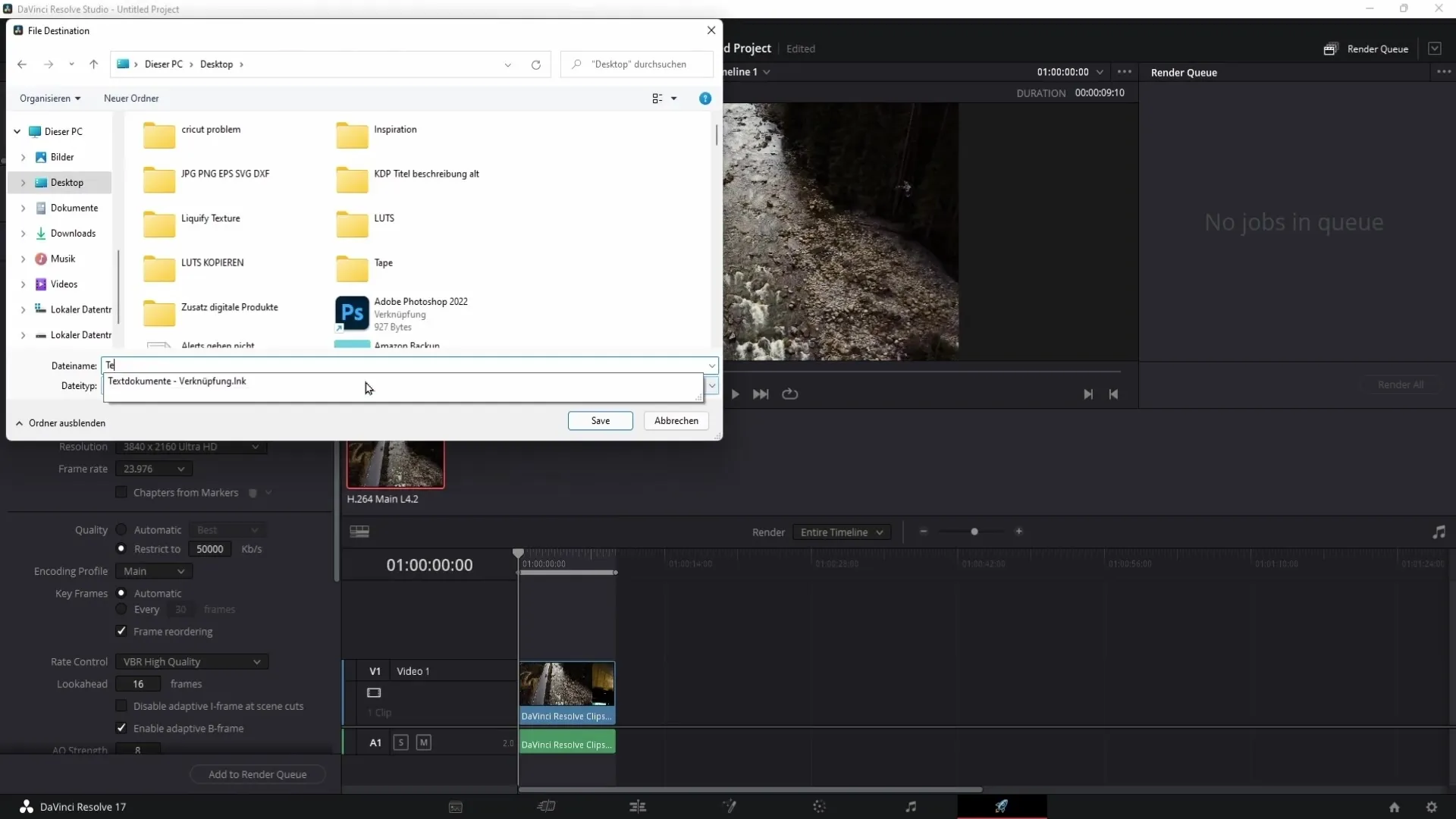 Nejlepší nastavení renderování pro YouTube v programu DaVinci Resolve