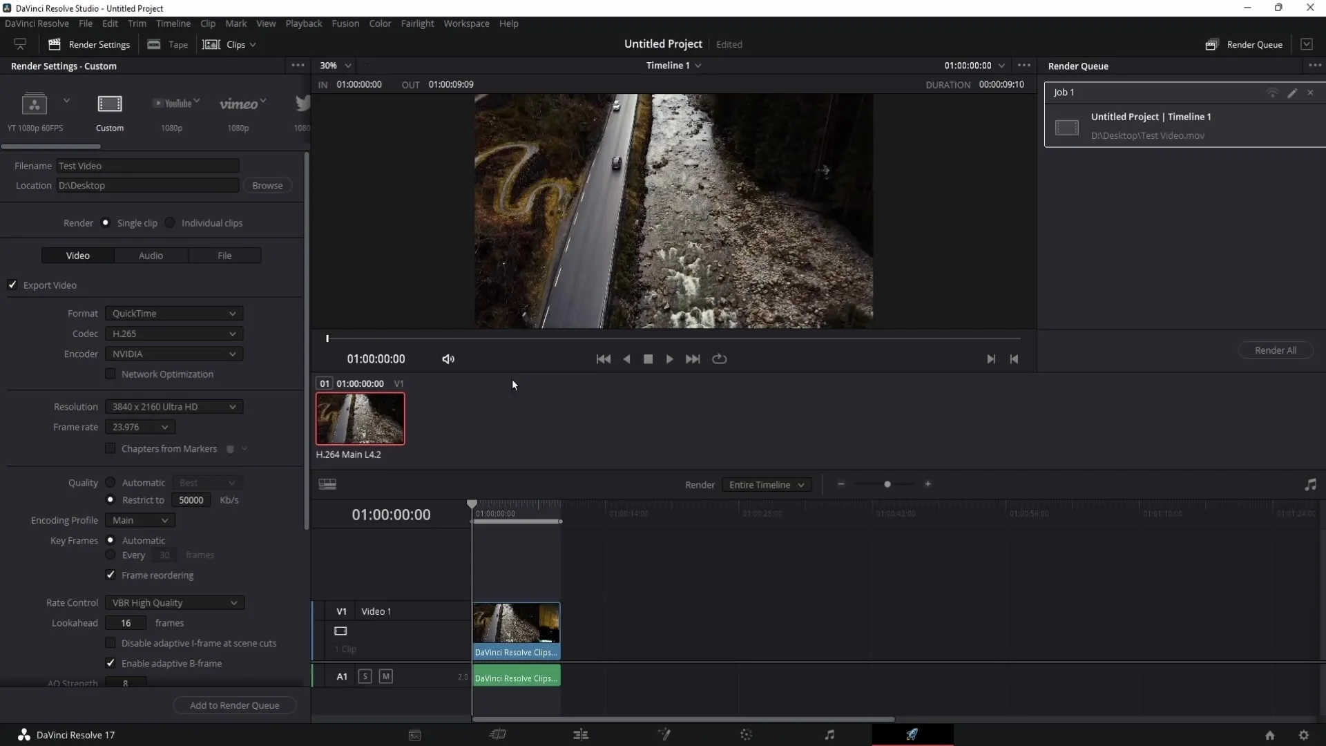 Nejlepší nastavení renderování pro YouTube v DaVinci Resolve