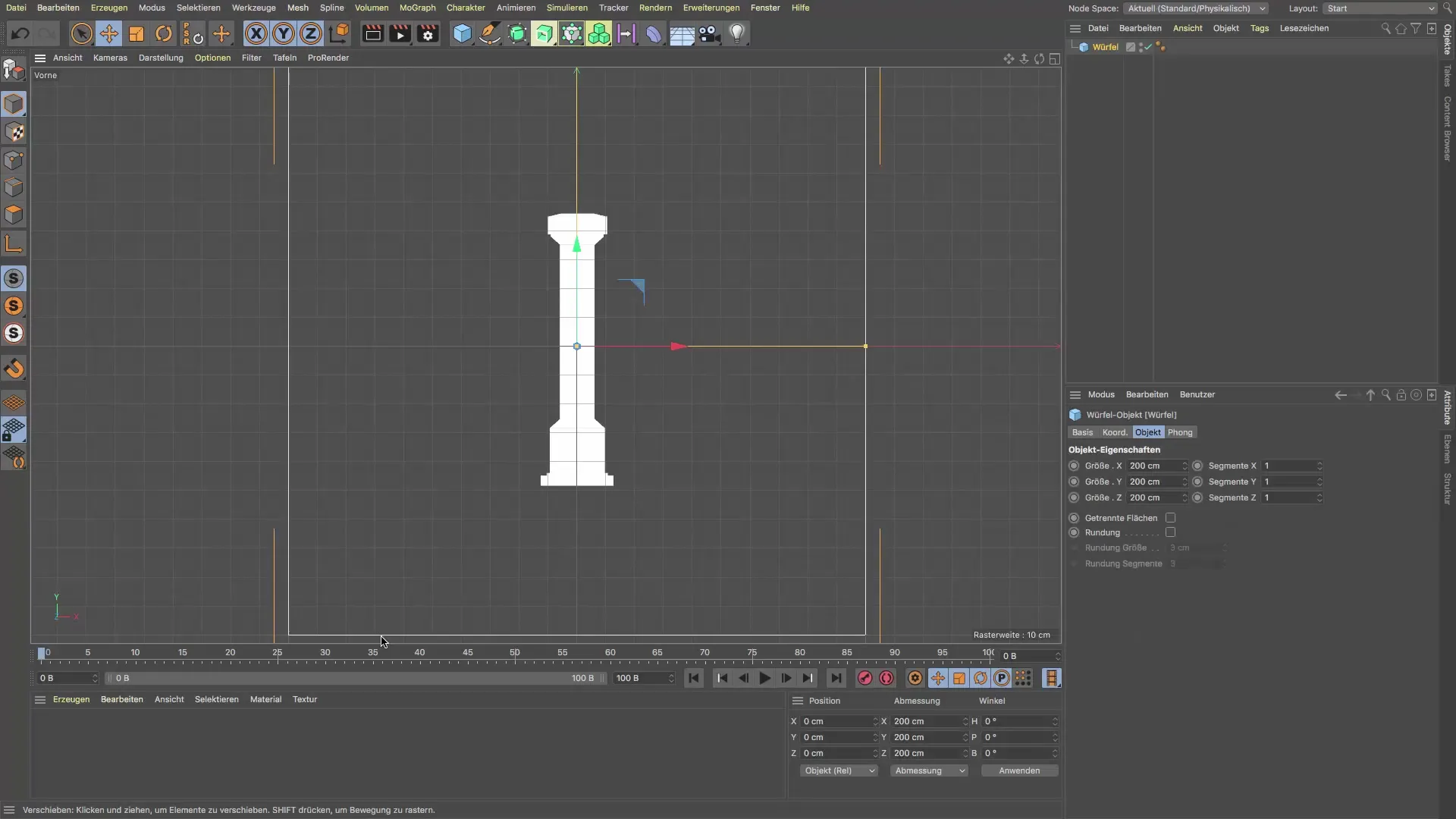 Realistic post modeling in Cinema 4D Realistic post modeling in Cinema 4D