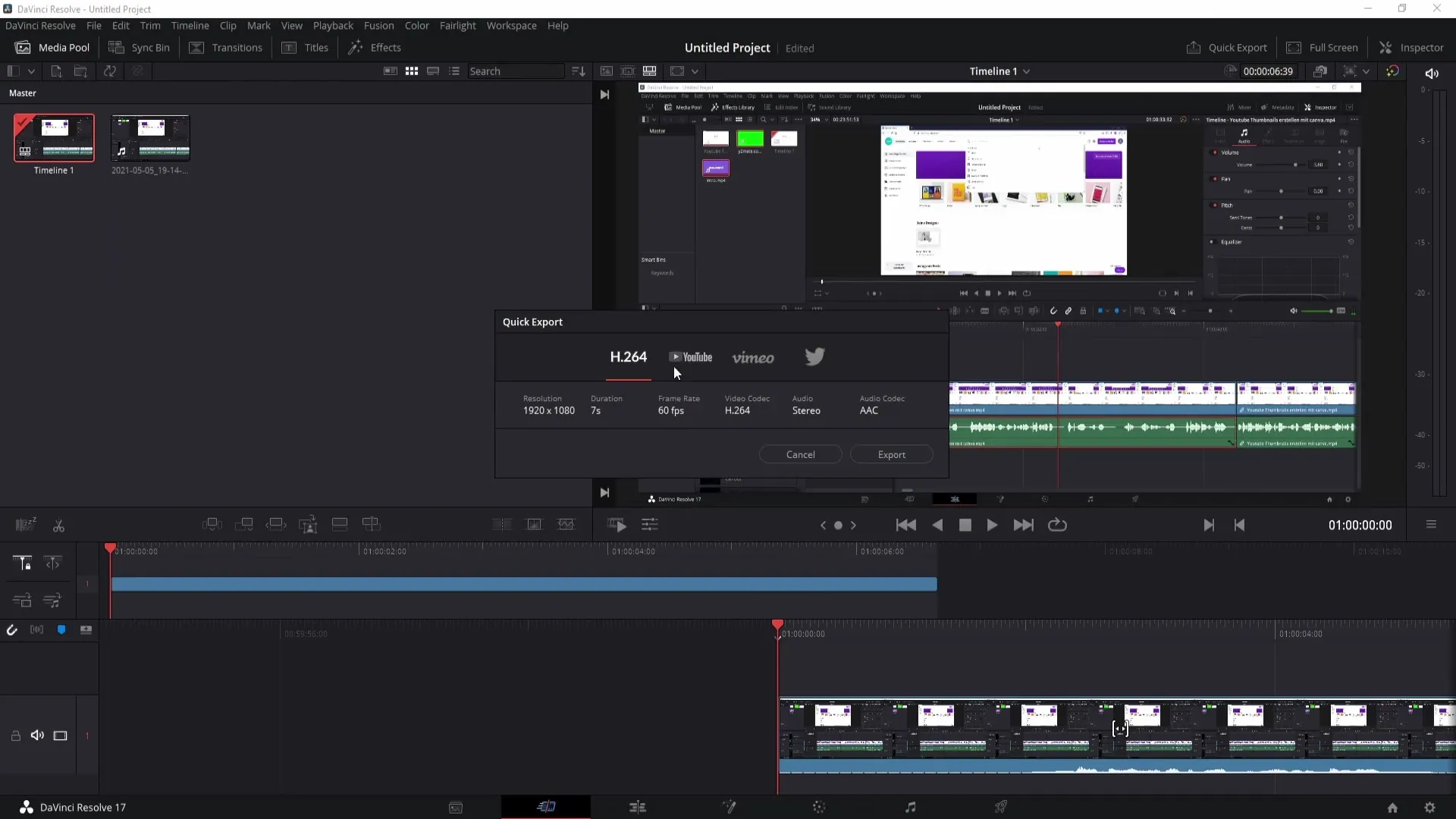 DaVinci Resolve: Export videa snadno a rychle