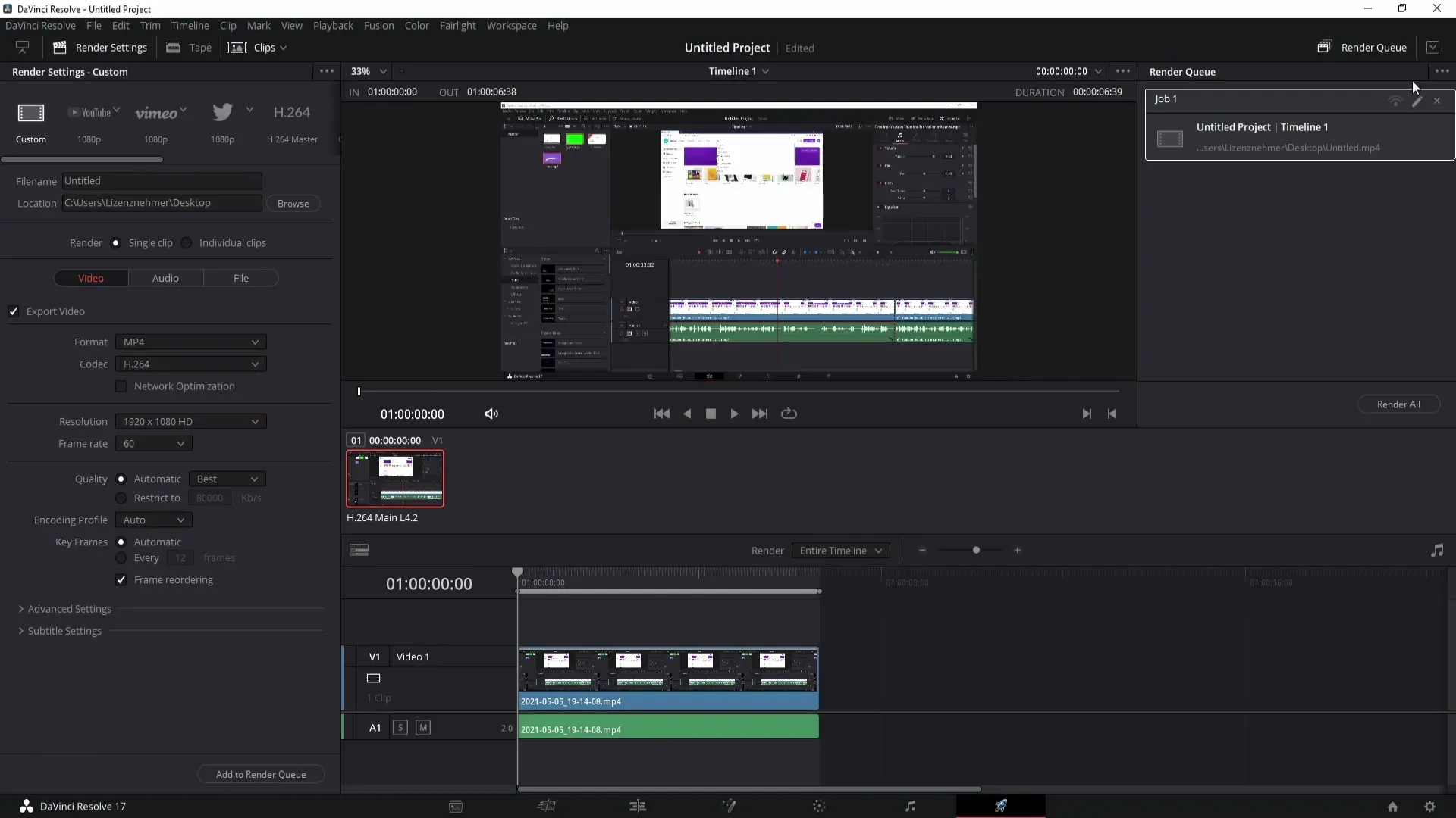 DaVinci Resolve: Export videa snadno a rychle