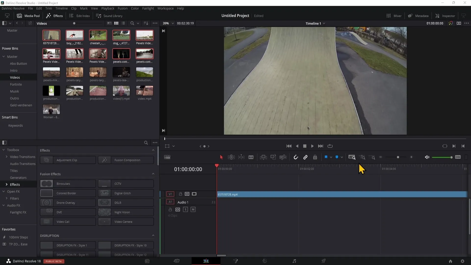DaVinci Resolve: Export více klipů efektivně